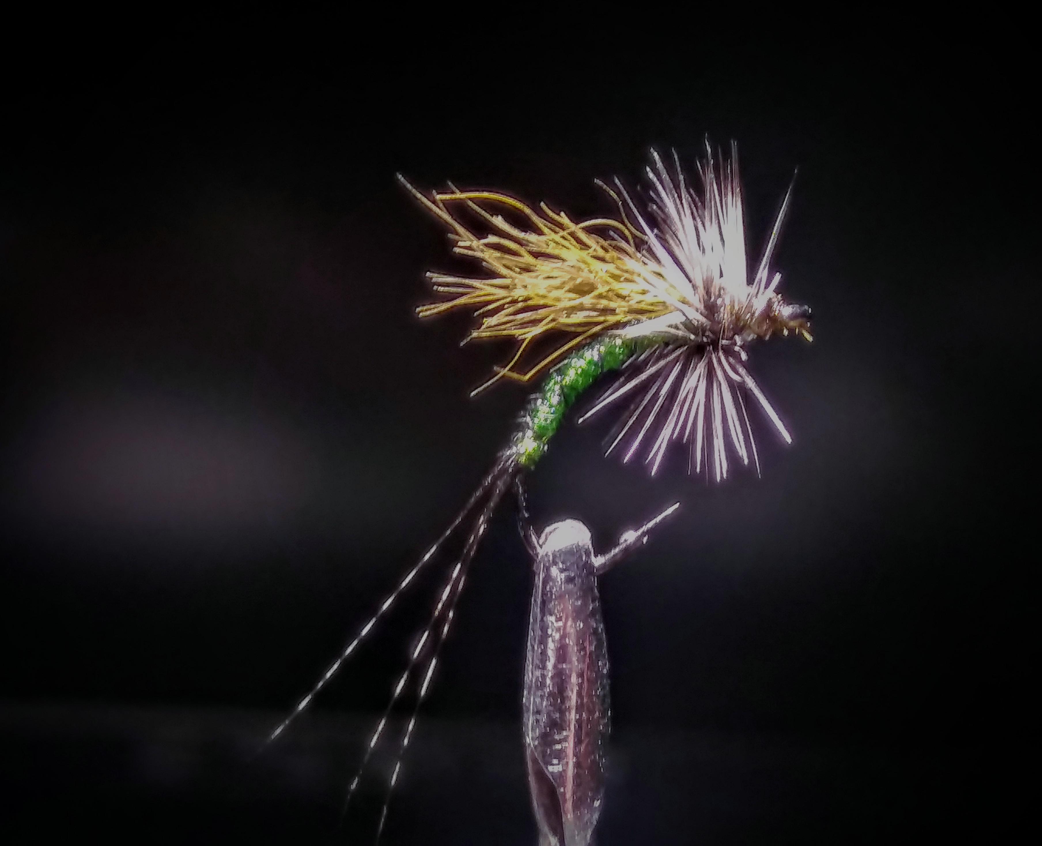 Olive Snowshoe Emerger r/flytying