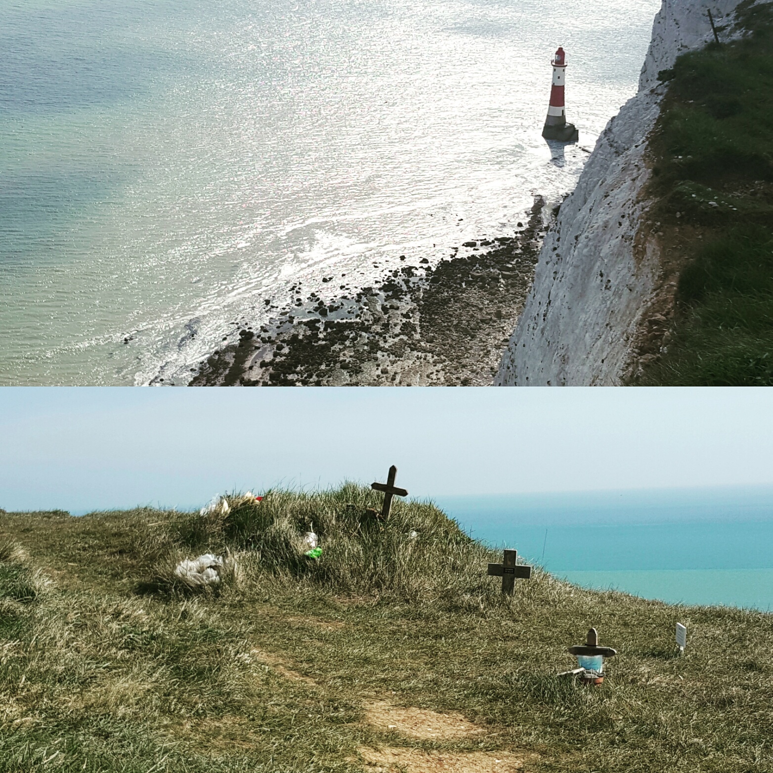 Beachy head, UK. One of the world's most prolific suicide spots. r/pics