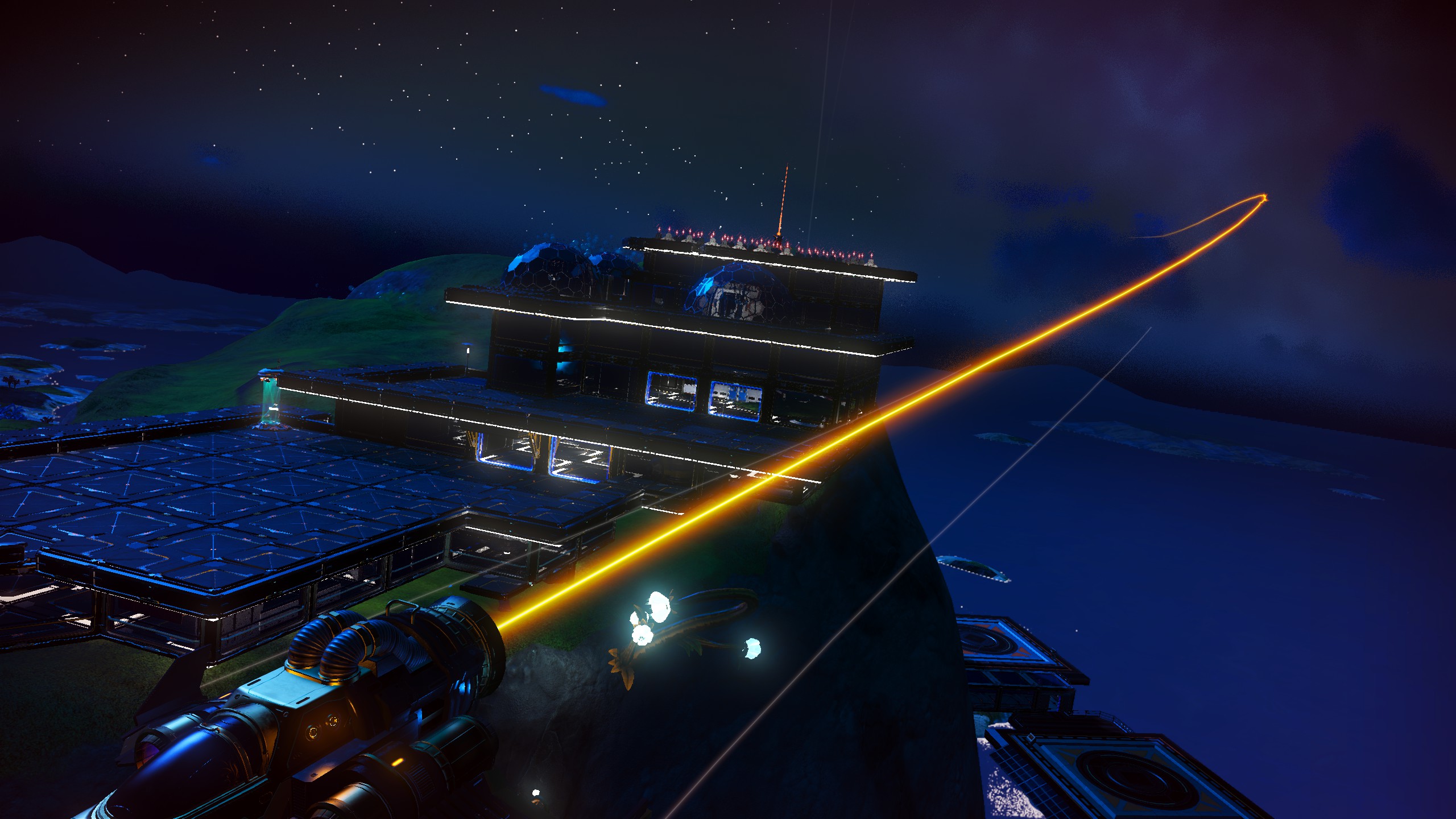 First Base. First Expedition. Hill side on a paradise r/NMS_Bases