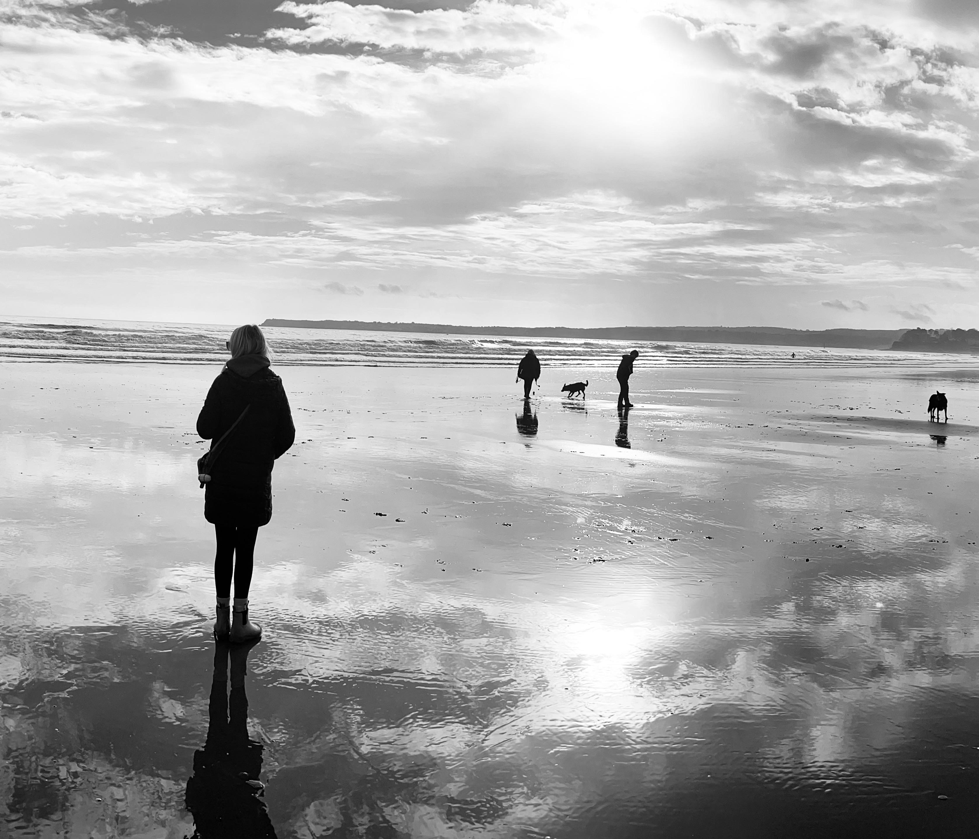 Moody beach. South Devon England r/iPhoneography