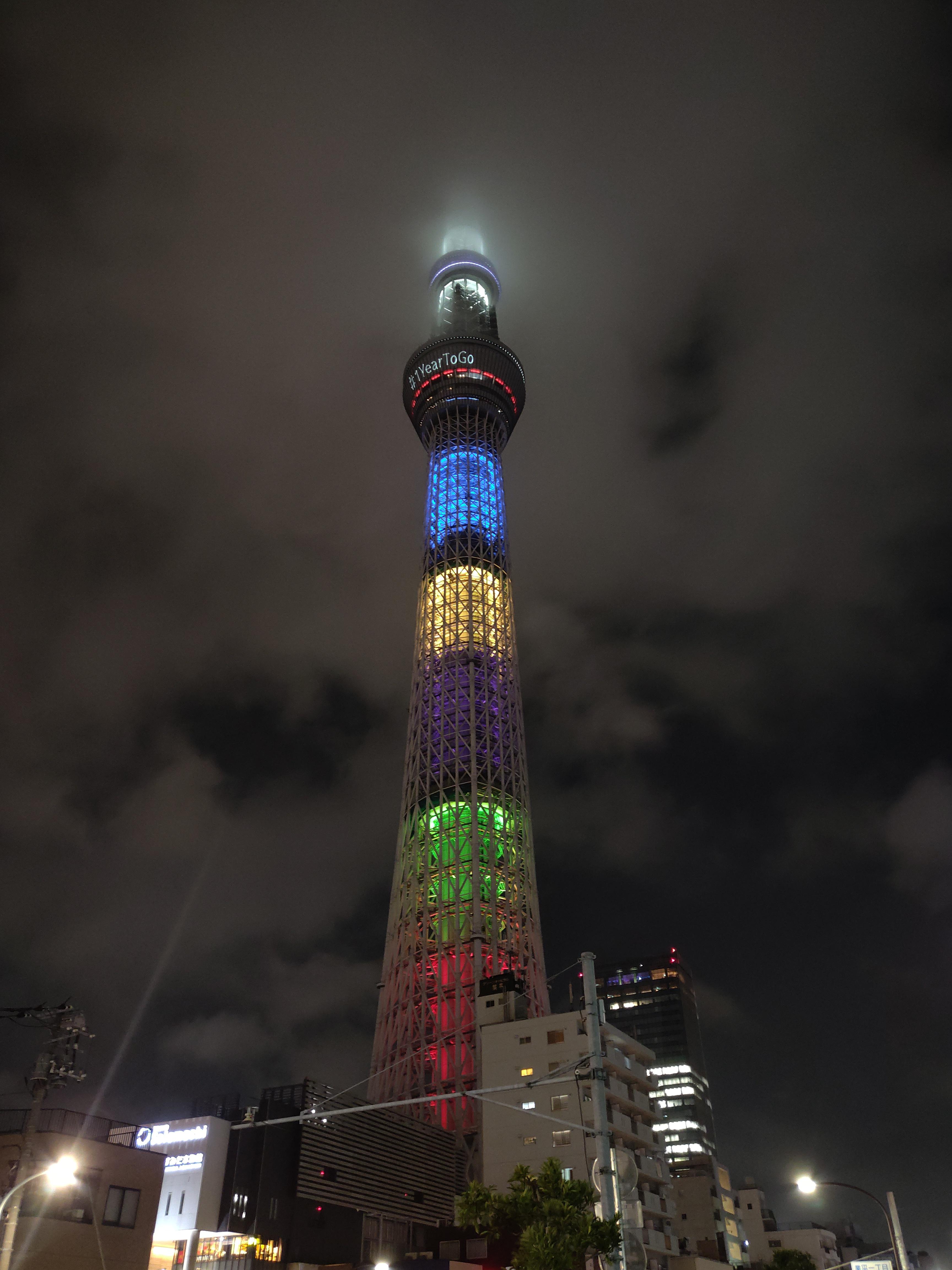 Tokyo Sky Tree right after the Sumidagawa Fireworks japanpics