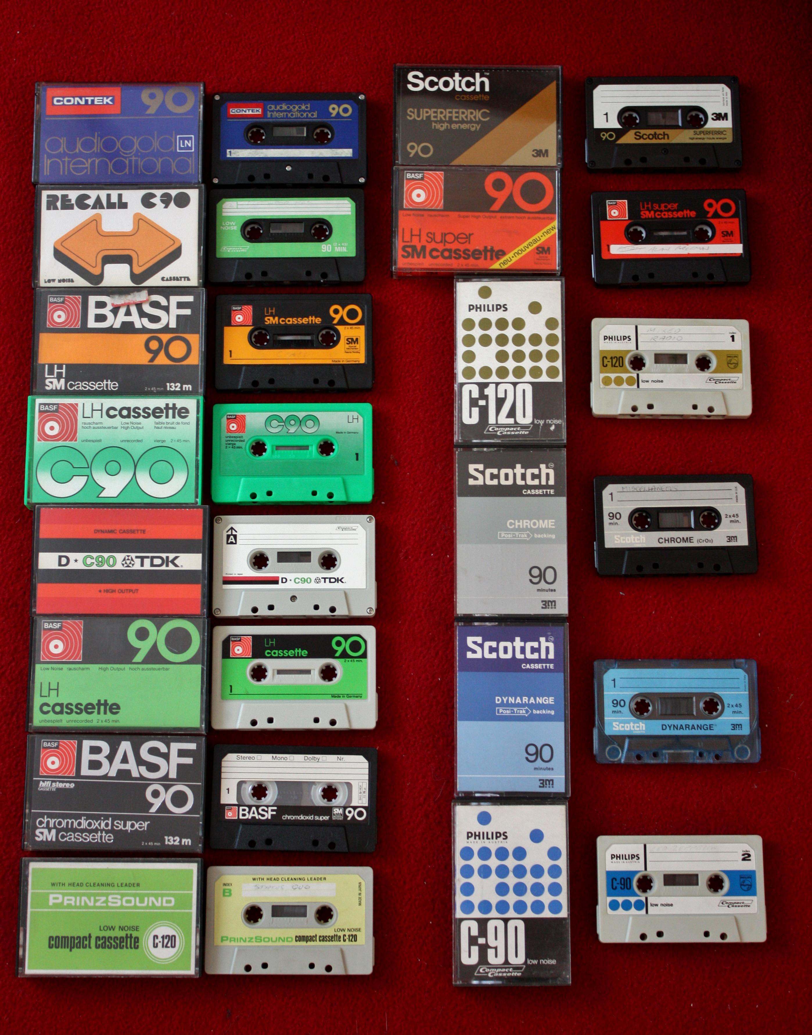 Blank cassettes used to have some cool designs. Here are a few