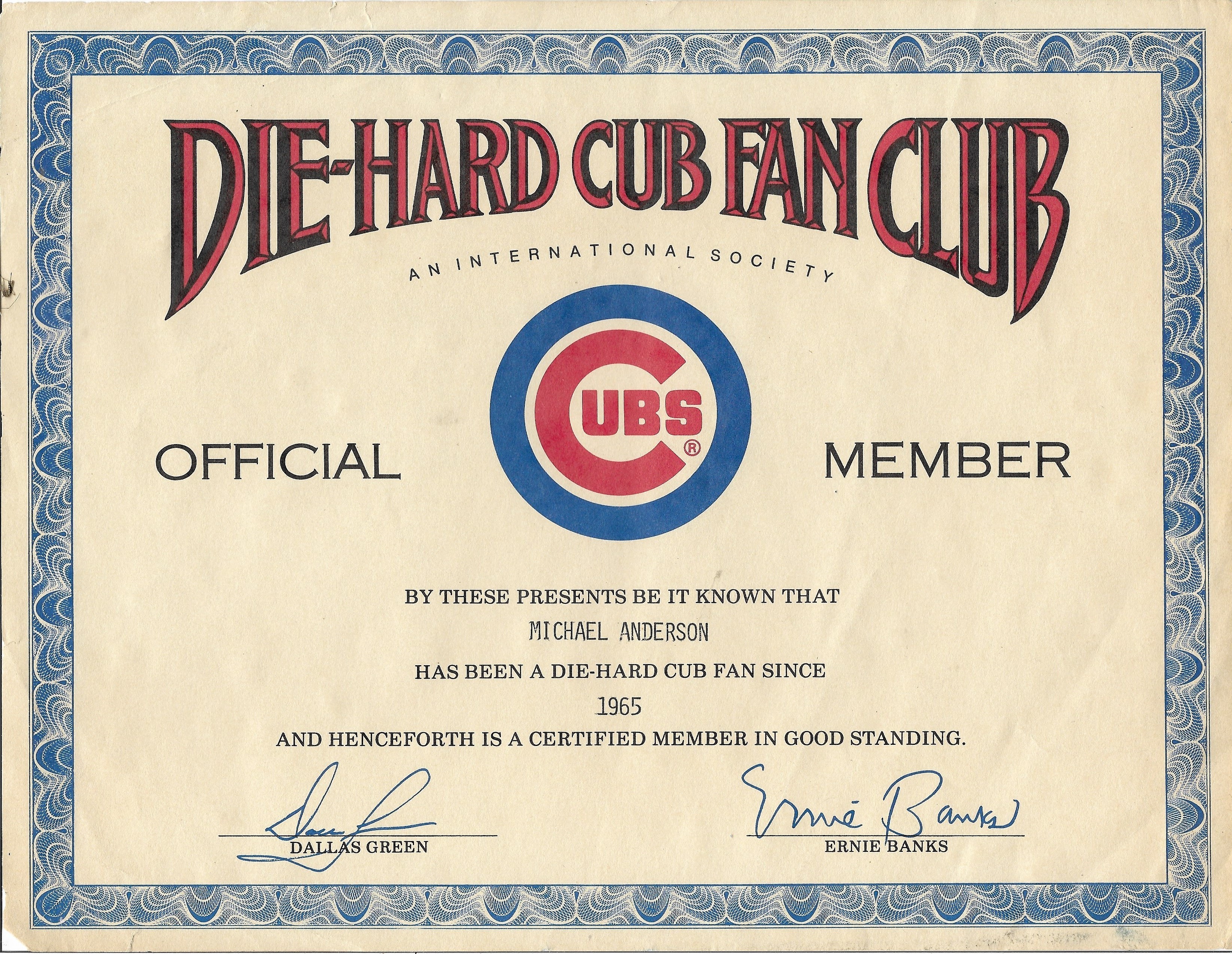 Just found this in a box. Any other Cub fans remember these? r/CHICubs