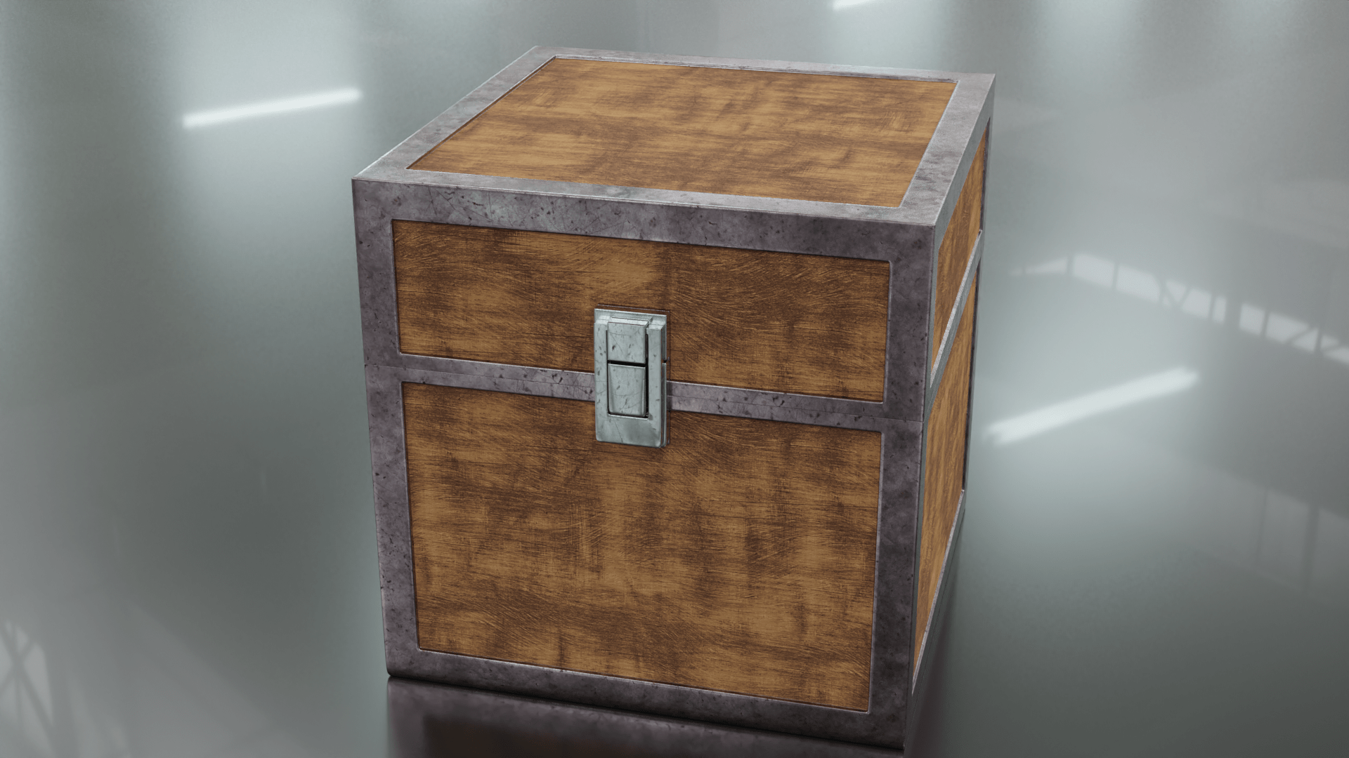 I created a realistic Minecraft chest! r/Minecraft
