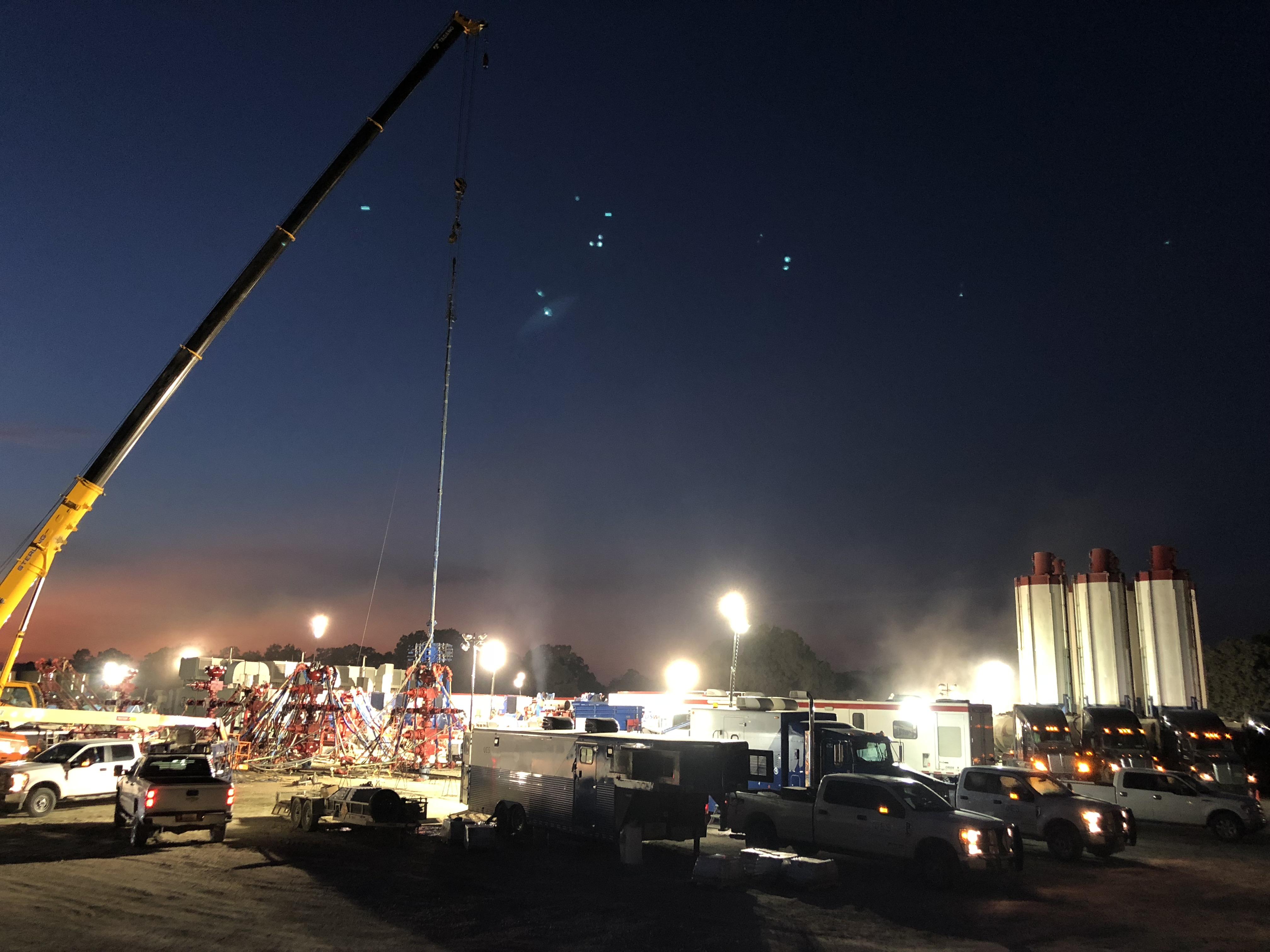 Evening from North Zulch, Texas texas