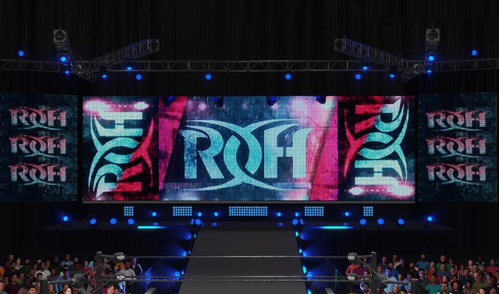 Update The Stage For Ring Of Honor Arena 2021 🤔 Do You Like ? r/WWEGames