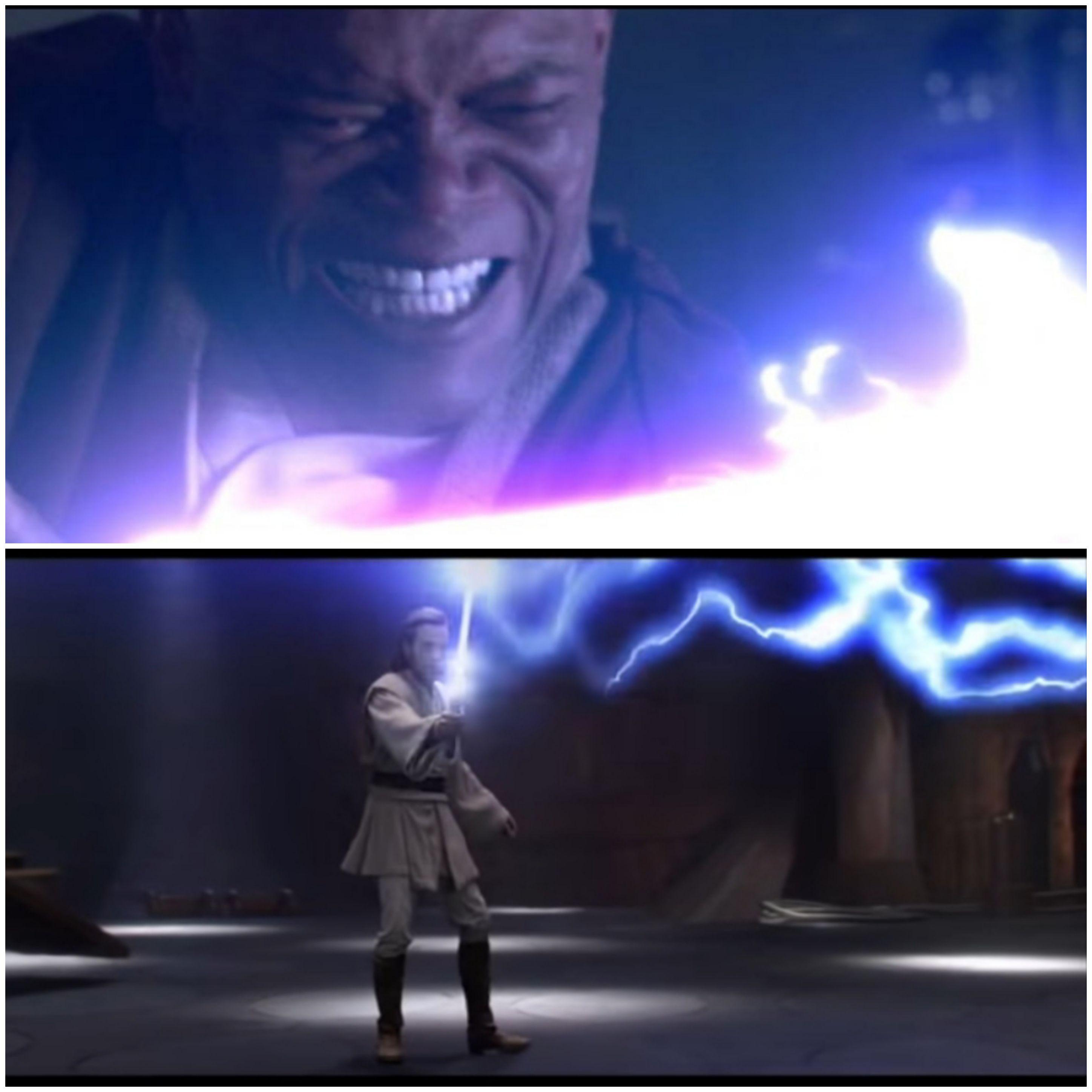 Lucas is a much better director than Lucas, when mace blocks he looks