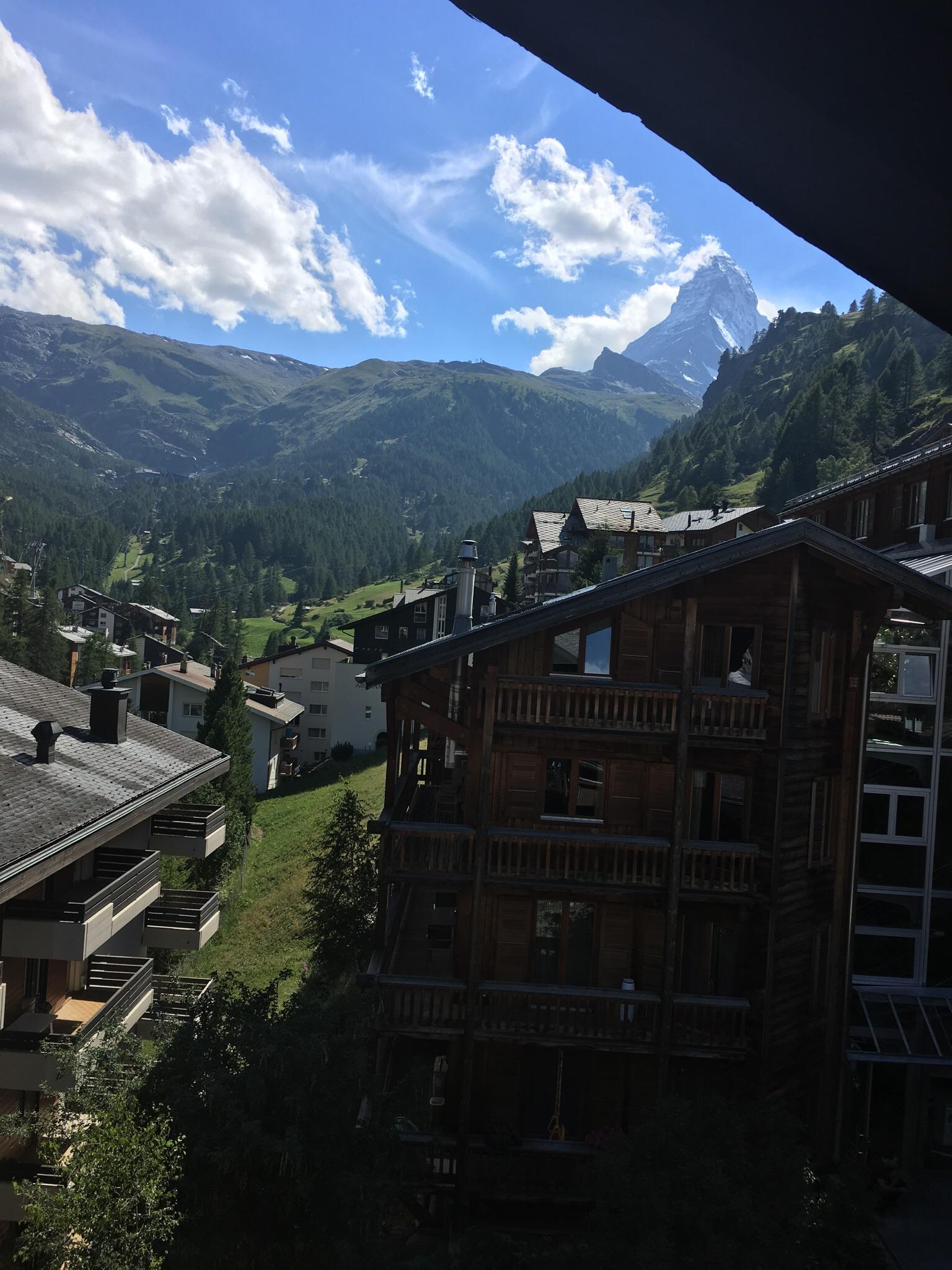 The Matterhorn from my Airbnb r/pics