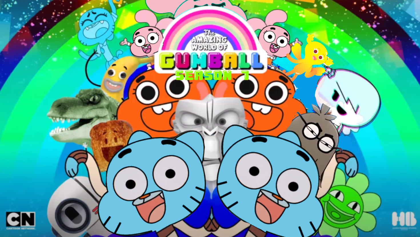 The Amazing World Of Gumball Season 7 Poster remake 2024-teaser : gumball