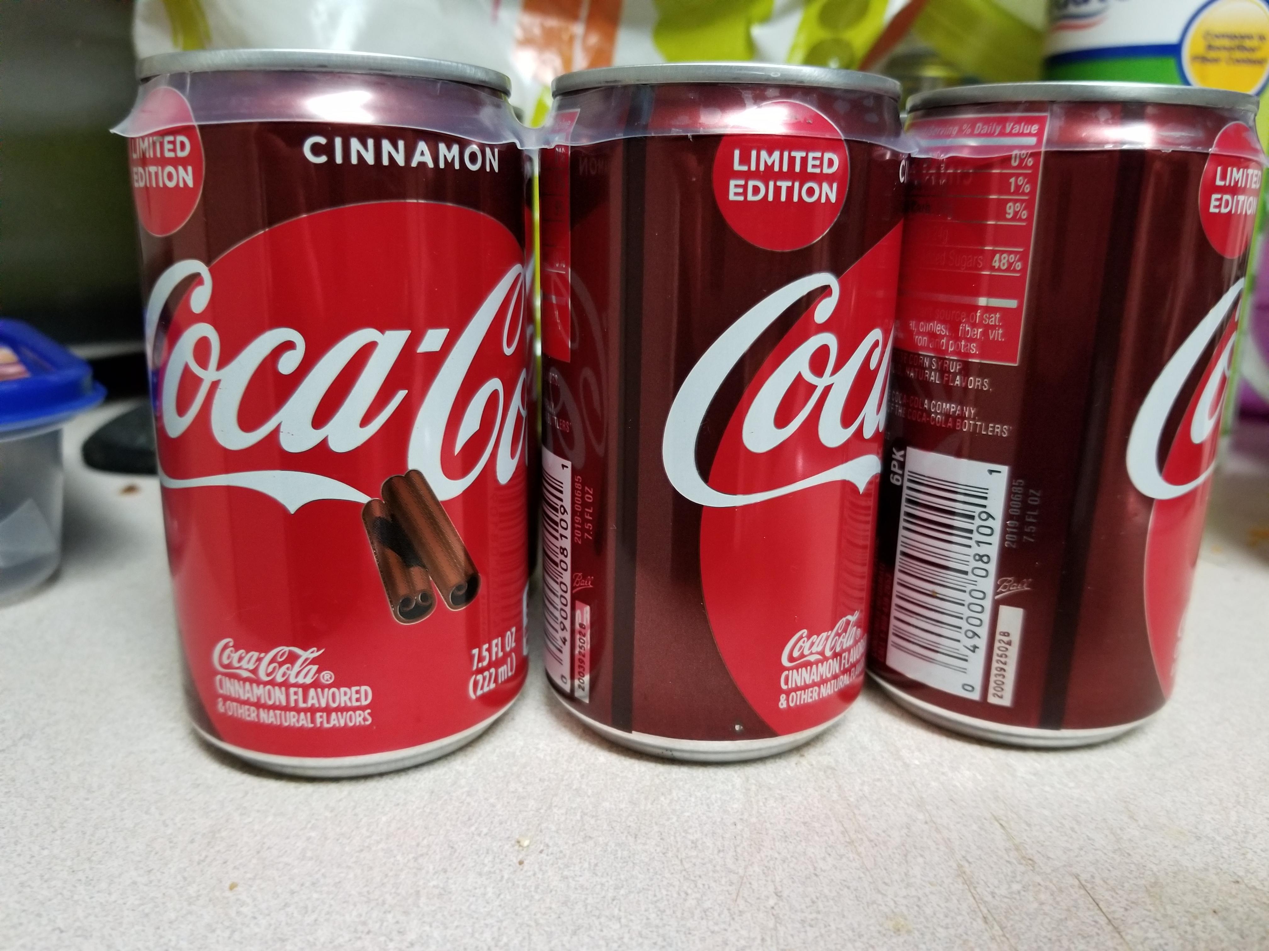 Anyone else's store have Cinnamon Coke? It's not to bad. aldi