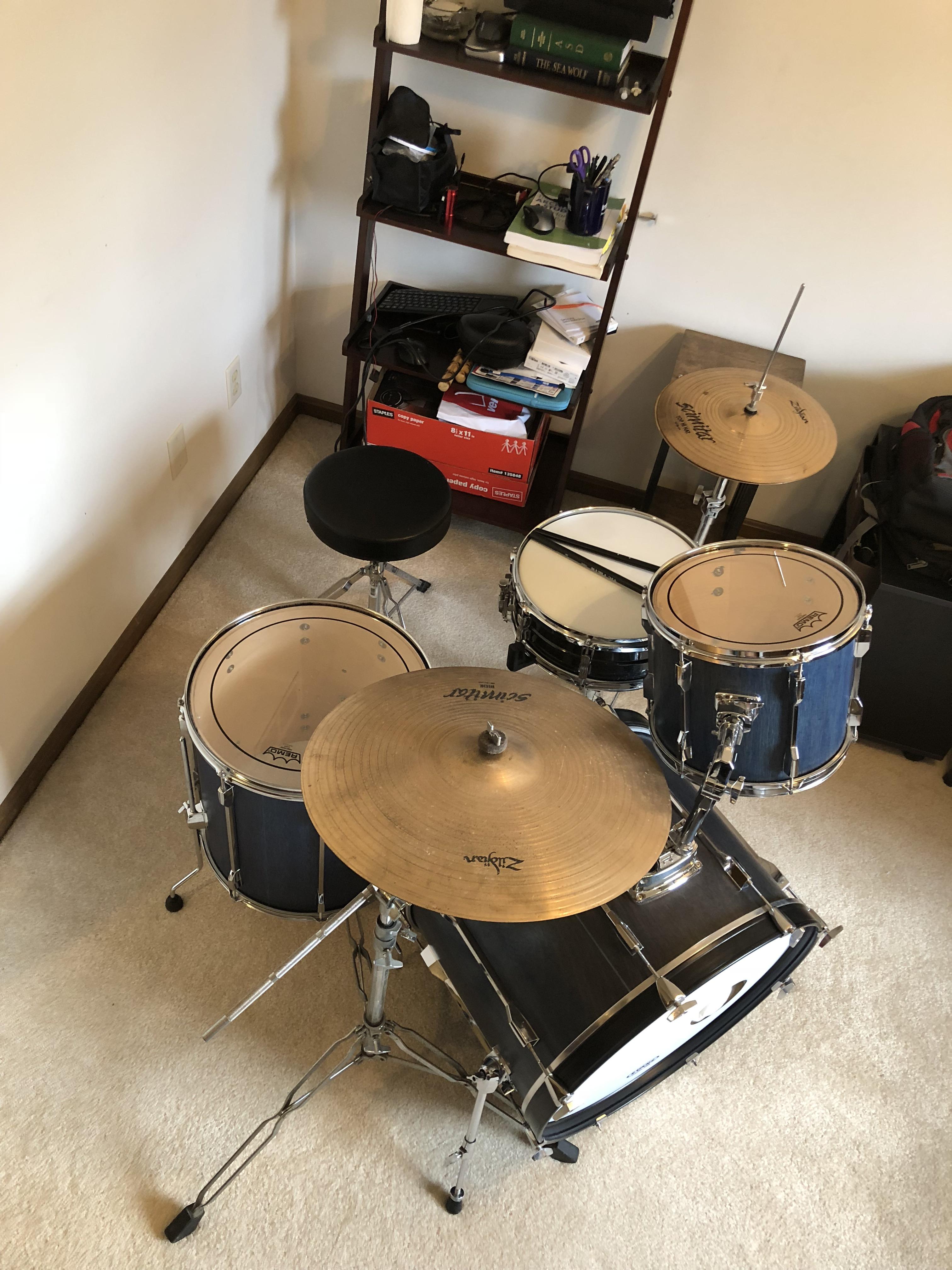 Hadn’t touched a drum set in the last 8 years, but the drought is over