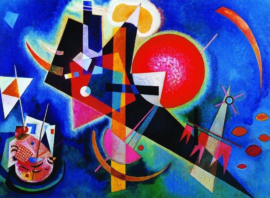 Wassily Kandinsky, Im Blau, oil on canvas, 1925 r/ImagesOfThe1920s