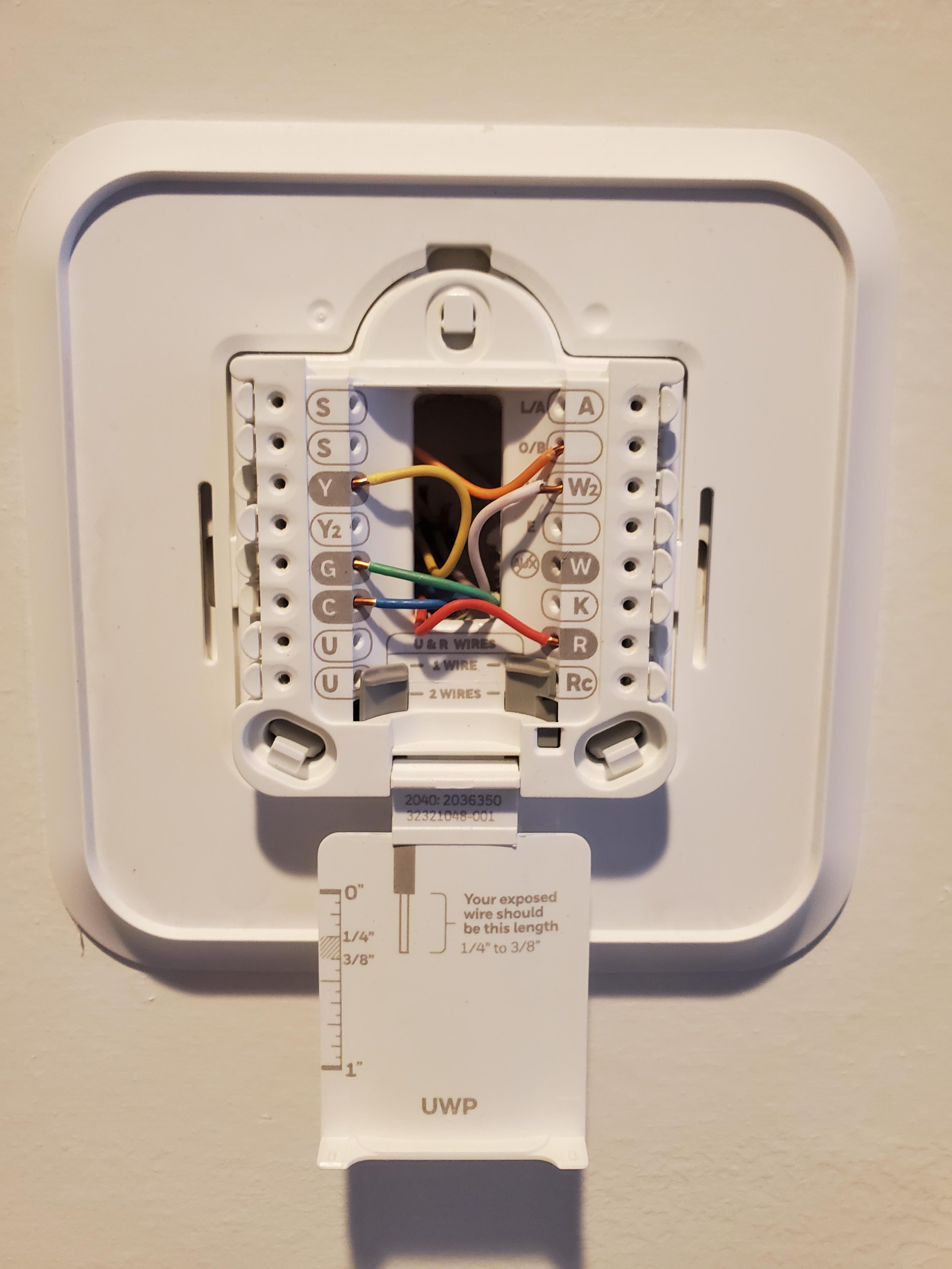 Trying To Upgrade To Nest. What Is O/B Wire & Why Is White Wire In W2/Aux? : R/Nest