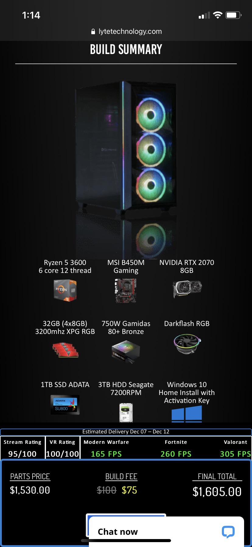 Good pre build for the price? I’m not looking for the average “you could of built it for cheaper
