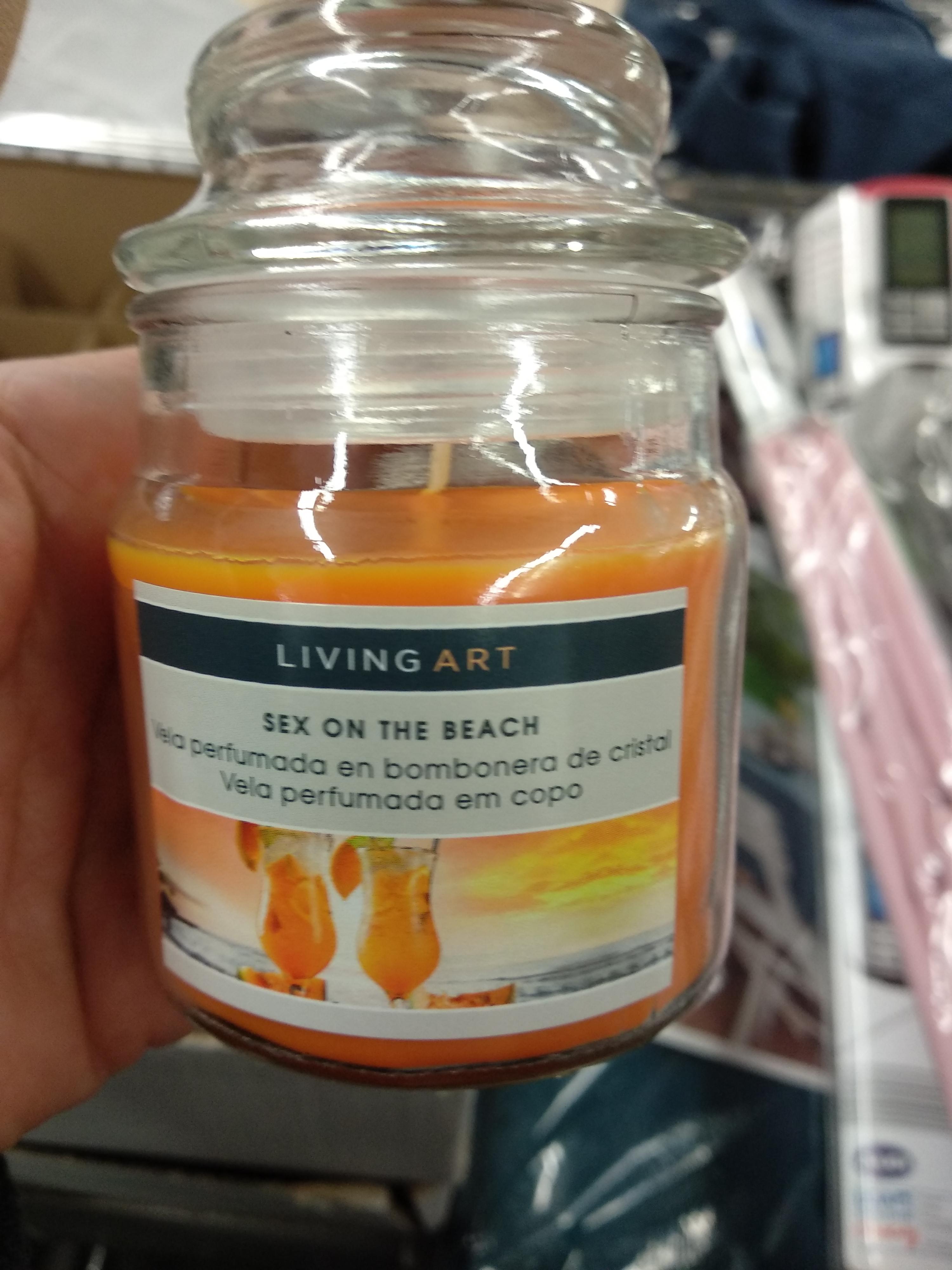 Strange scent for a candle! I wonder how the "Sex on the beach" smells