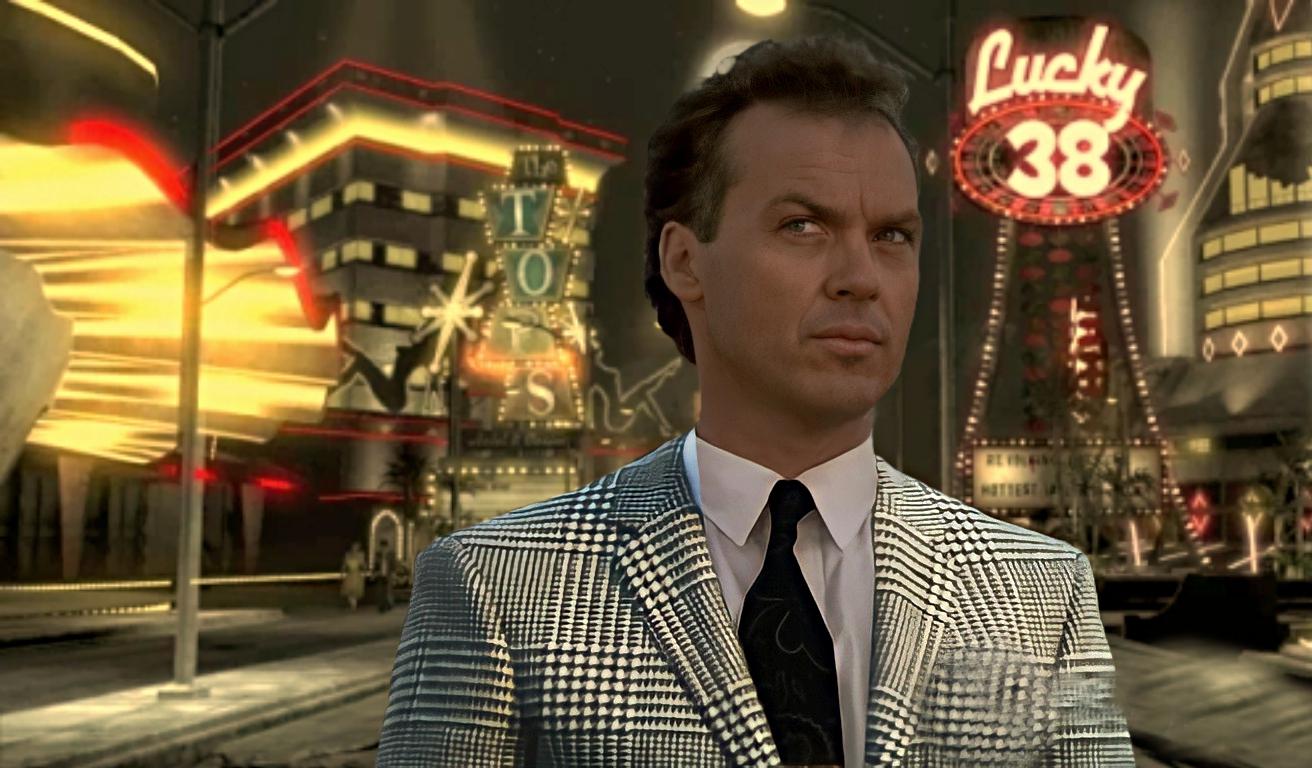 New Vegas Movie Fan Cast Michael Keaton as Benny r/falloutnewvegas