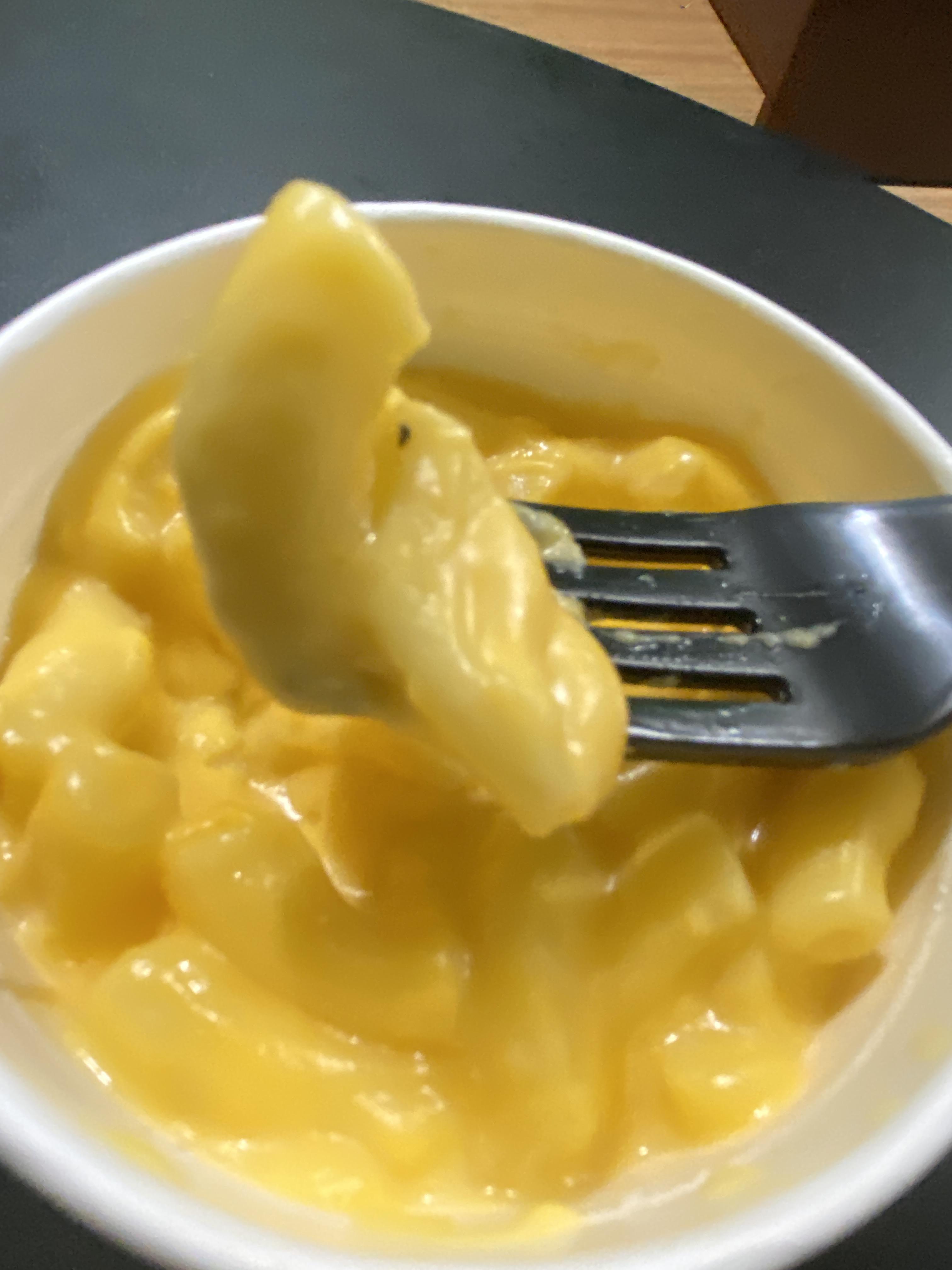 I got a little peace of wool on my wawa mac and cheese r