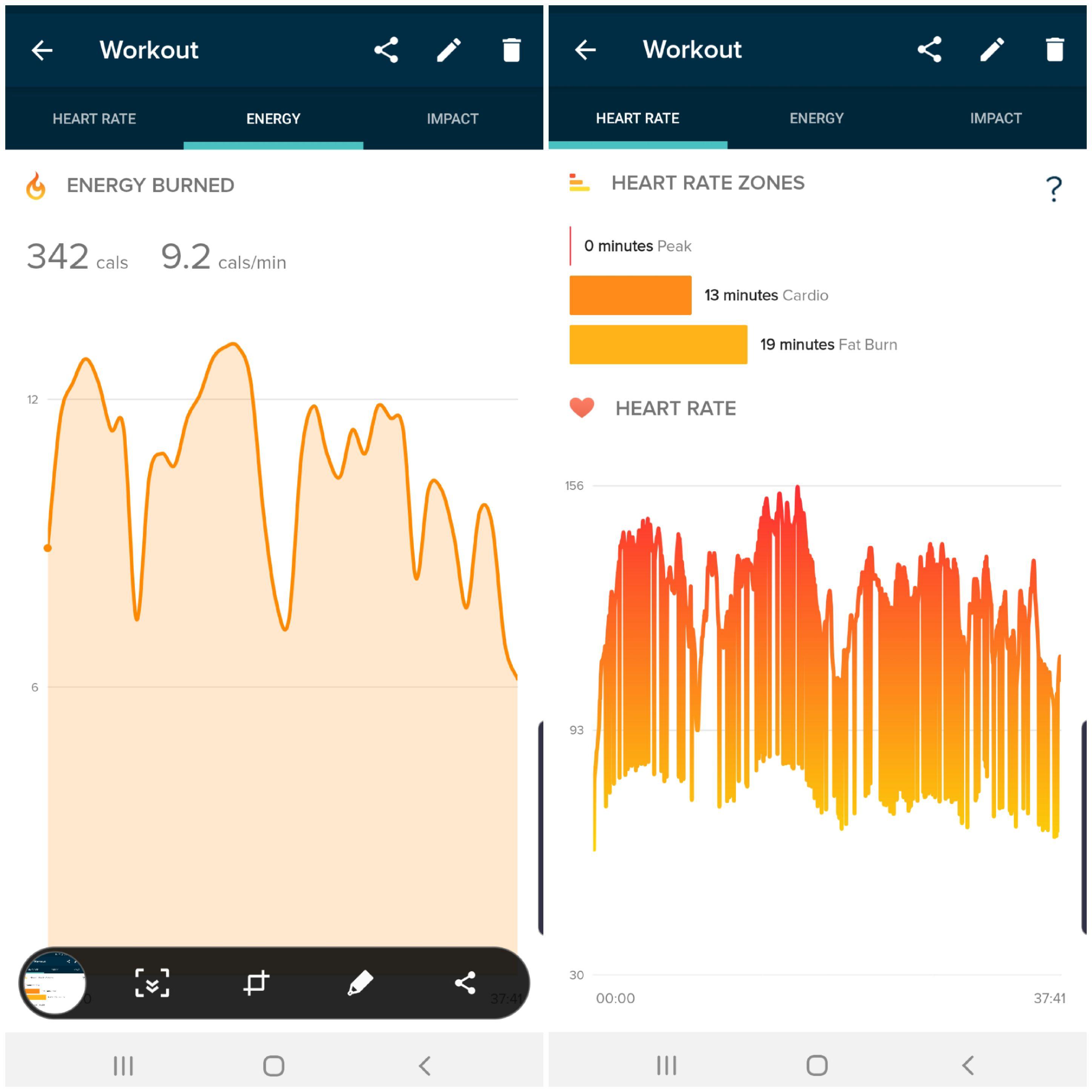 Thrill of the Fight Great workout on Quest with Fitbit watch 30