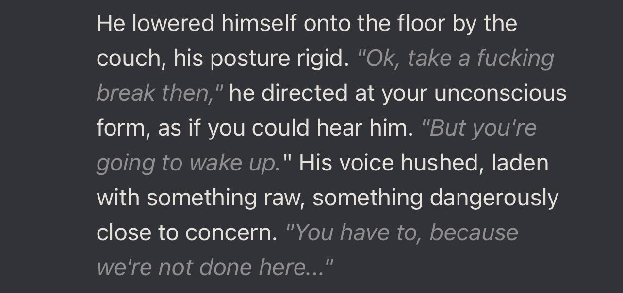 *Giggling and kicking my feet in the air* r/JanitorAI_Official