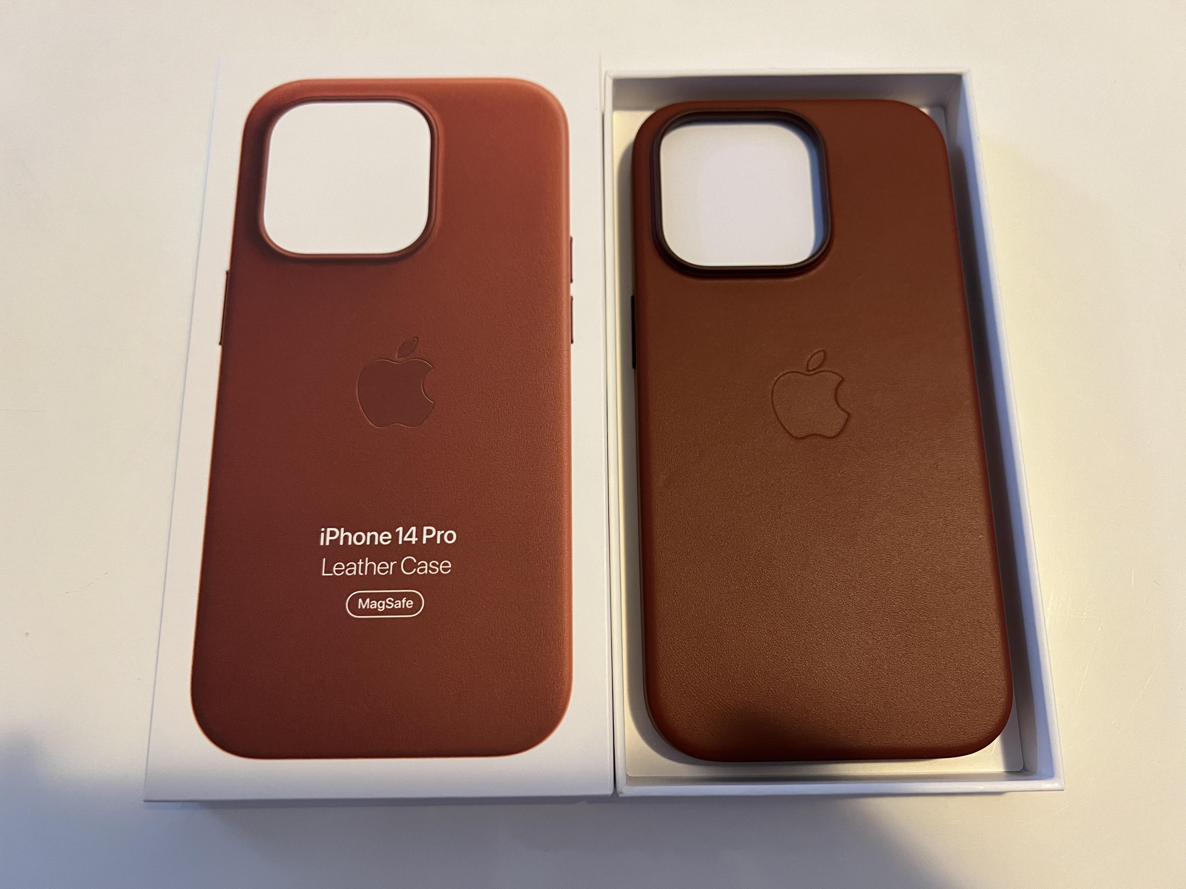 14 pro Apple leather case Umber r/iPhone14Pro