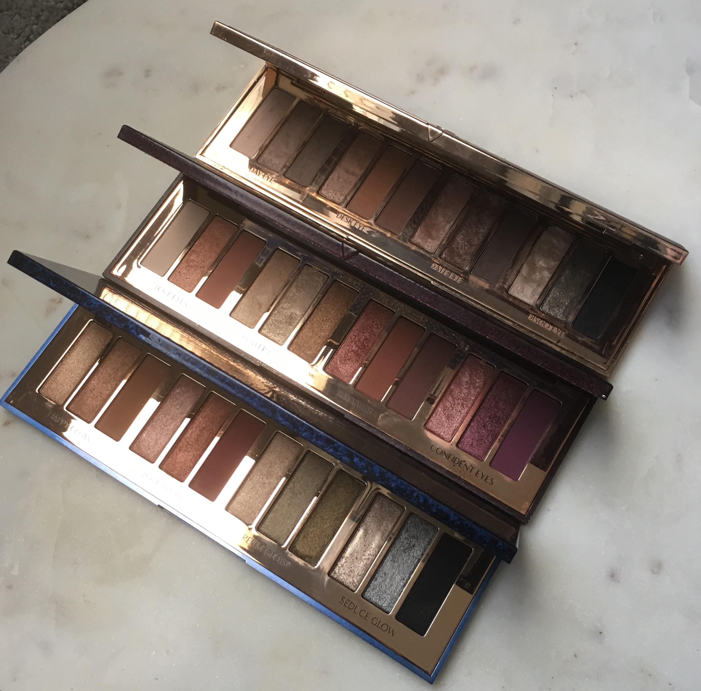 Charlotte Tilbury holiday palettes for comparison r/makeupflatlays