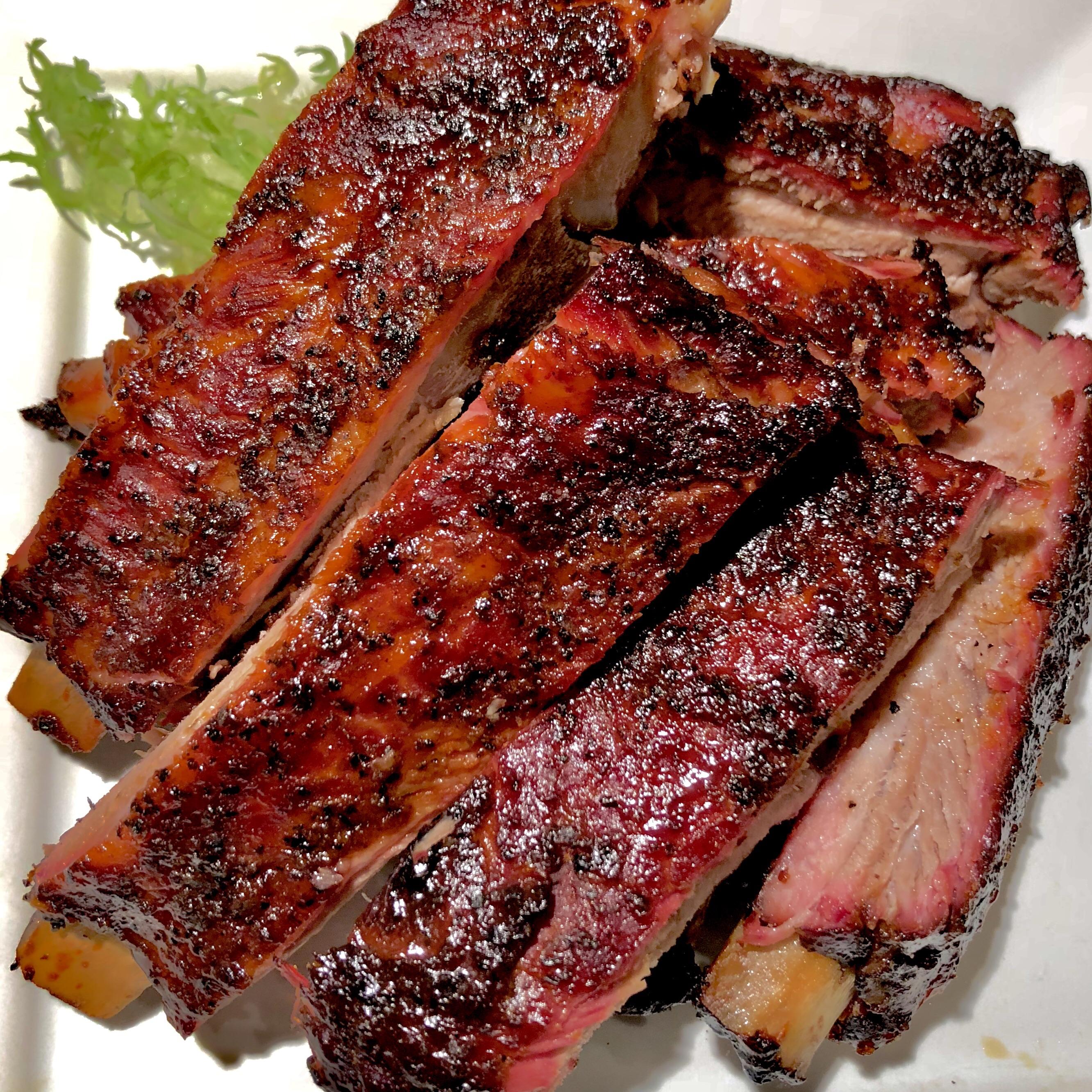 Probably the best pork ribs i’ve ever smoked. Came out super tender