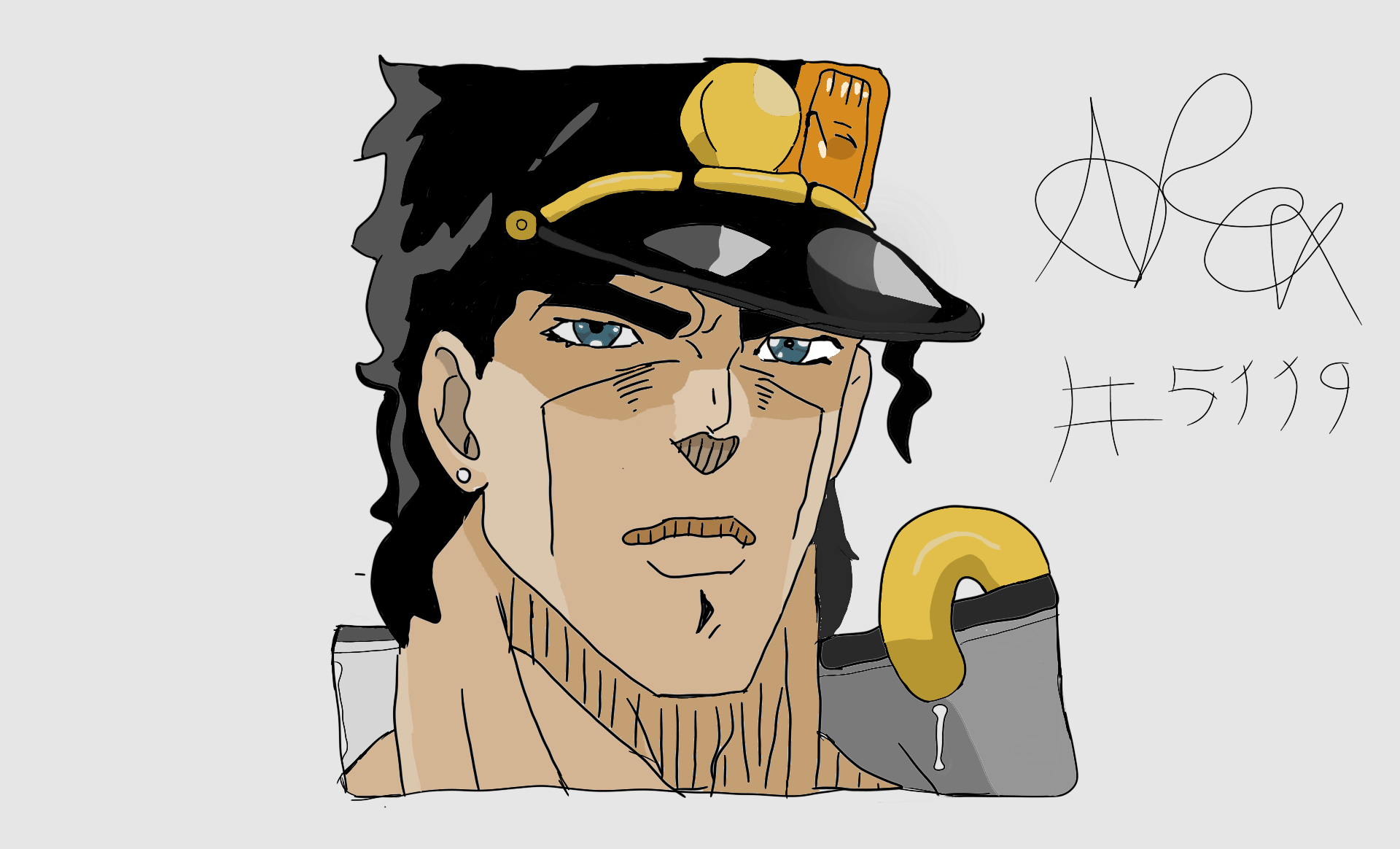 [Fanart] i drew jotaro my favorite jojo r/StardustCrusaders
