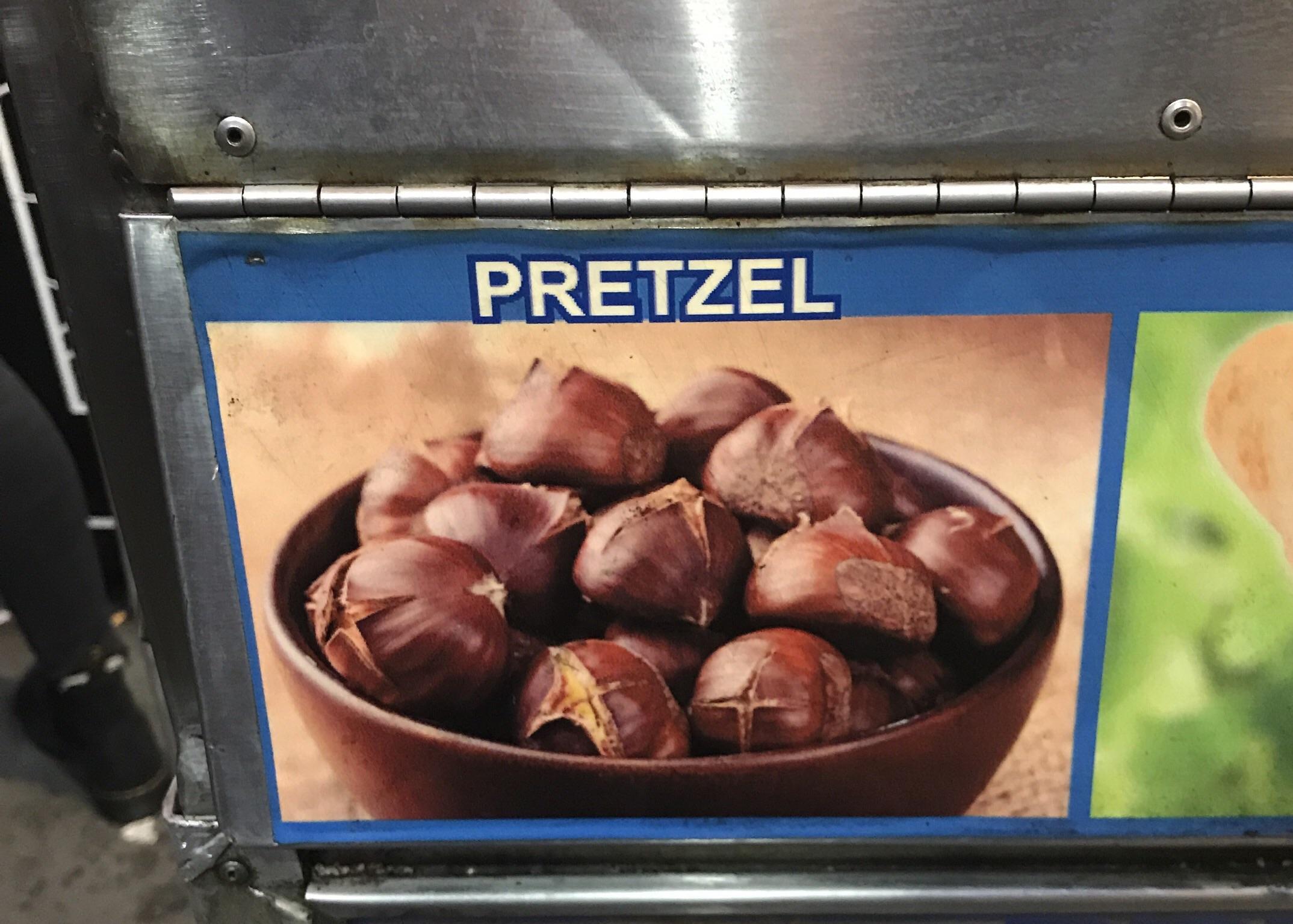 Pretzels roasting on an open fire r/engrish