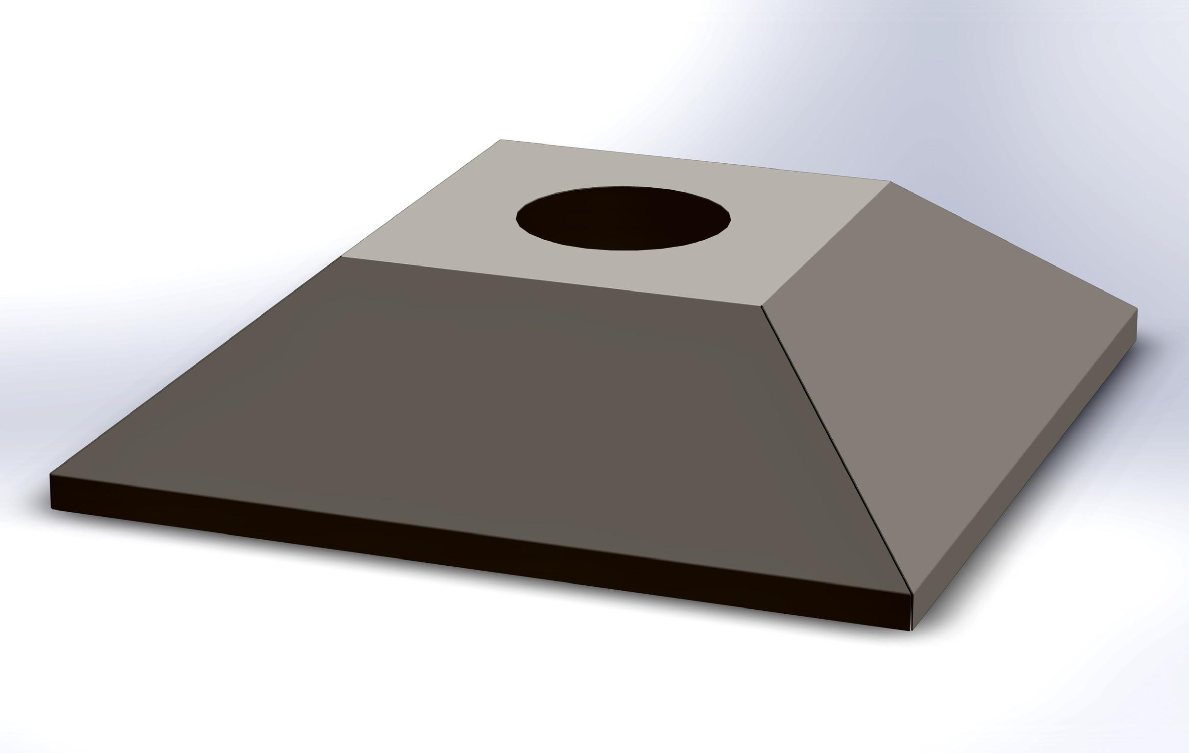 First time poster! Exhaust hood design using sheet metal. 4’x4’ x 12