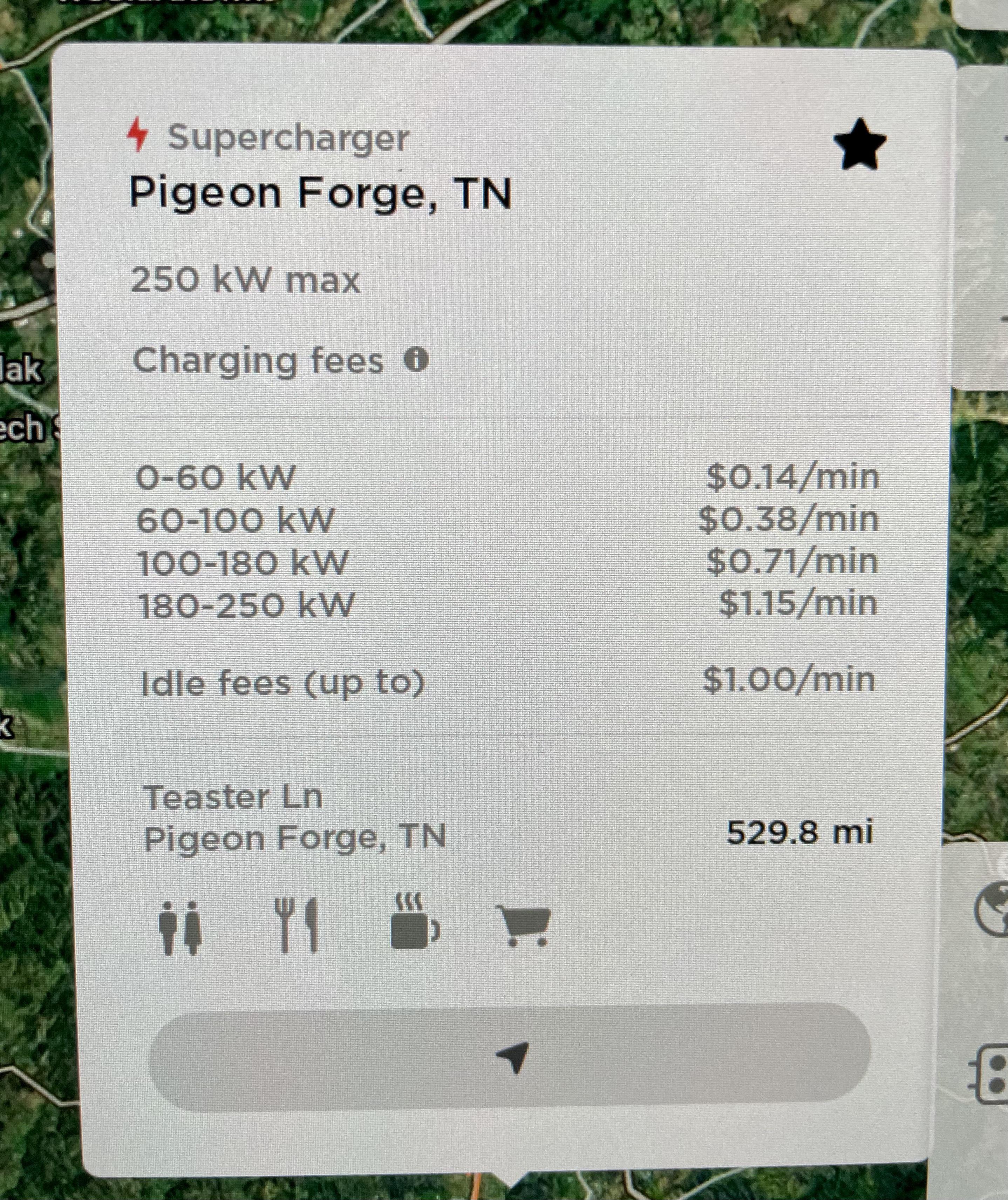 Tiered pricing on payperminute superchargers based off kWh speeds