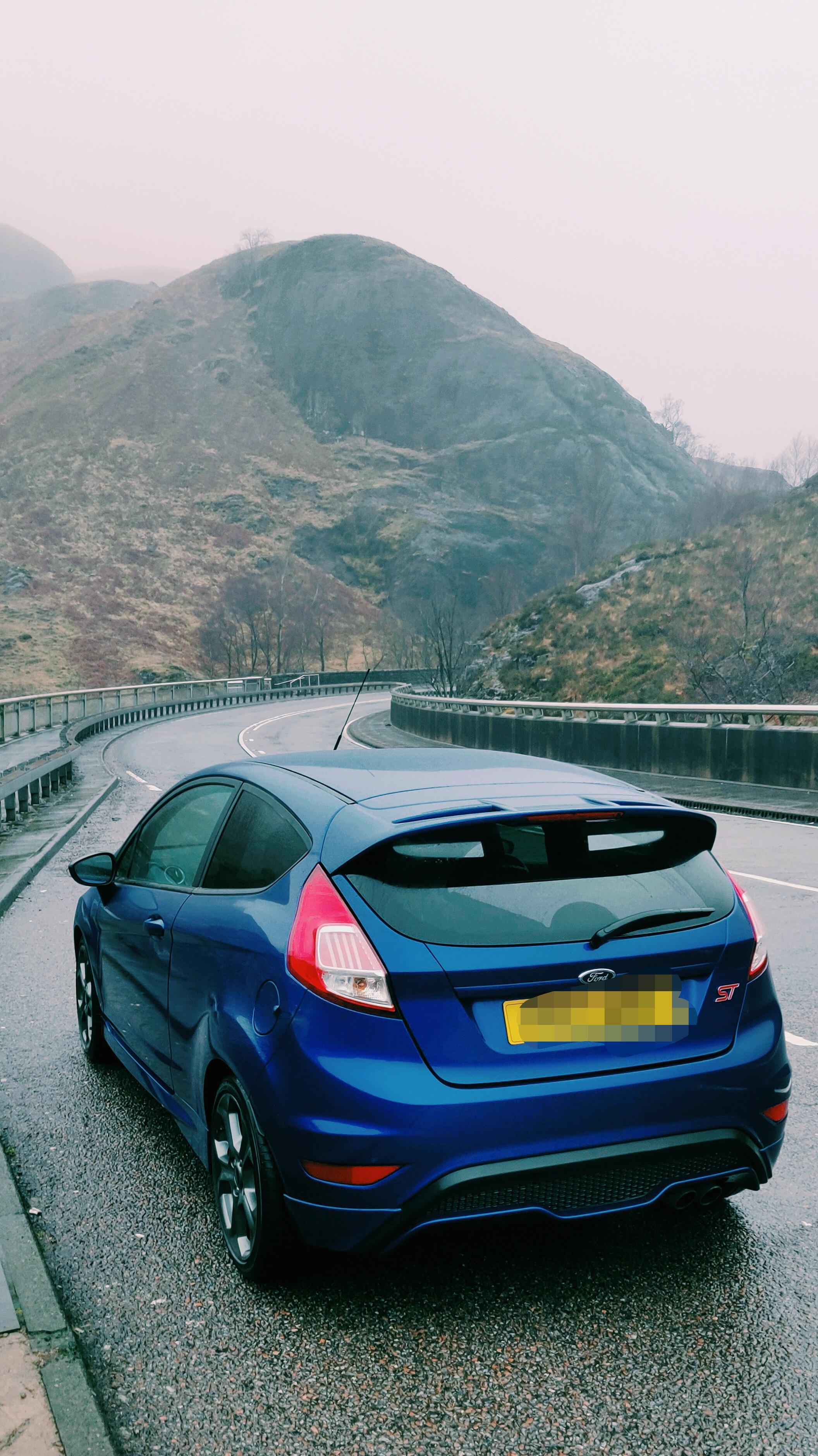 Wee blast past Glencoe today. No better car for a country road. r
