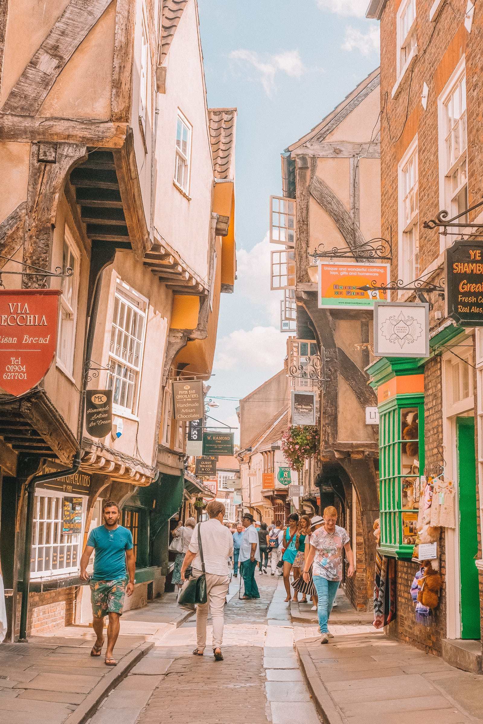 A street in York, England. r/ArchitecturalRevival