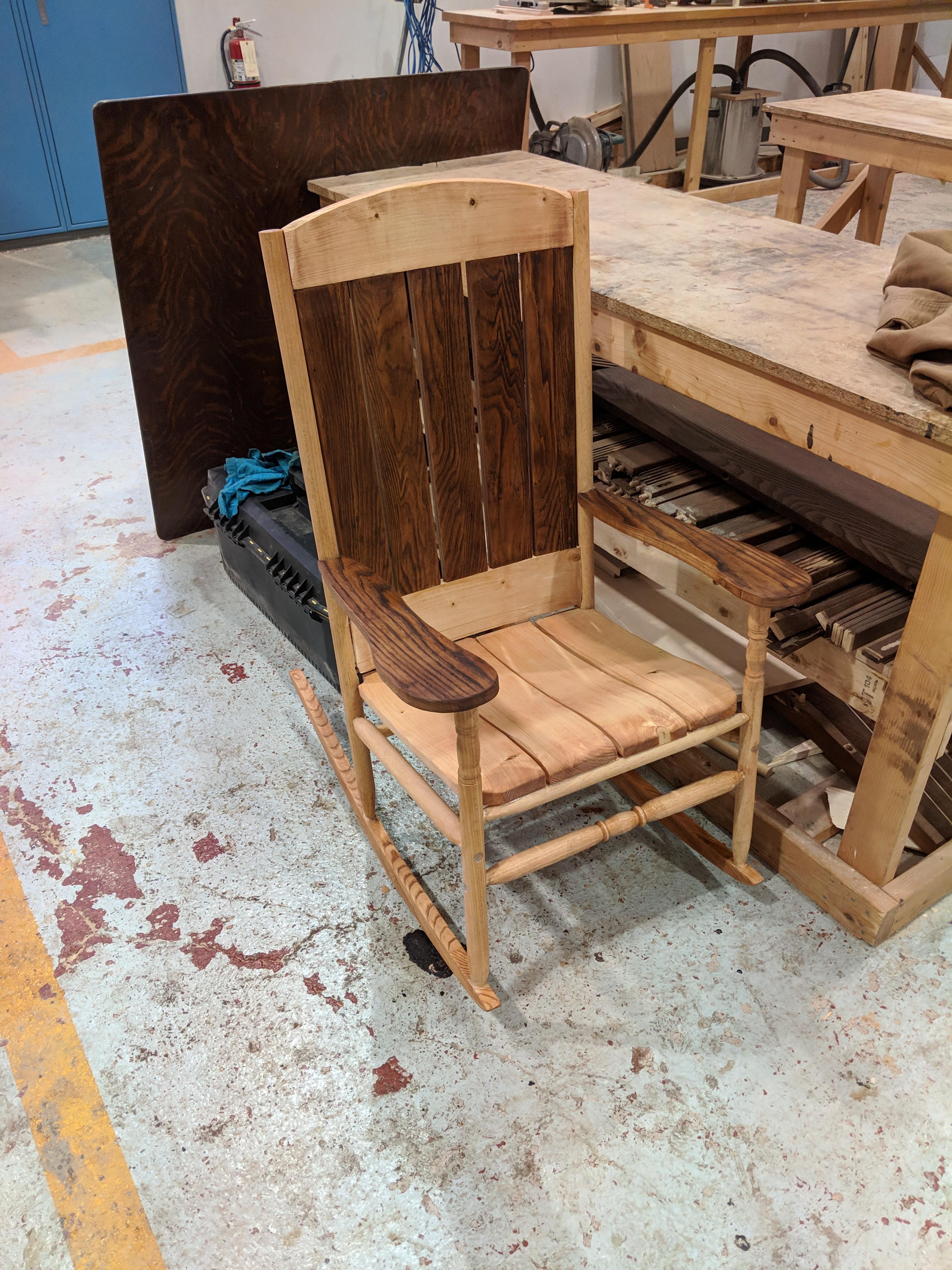 You are all an inspiration! I made my first rocking chair for my wife