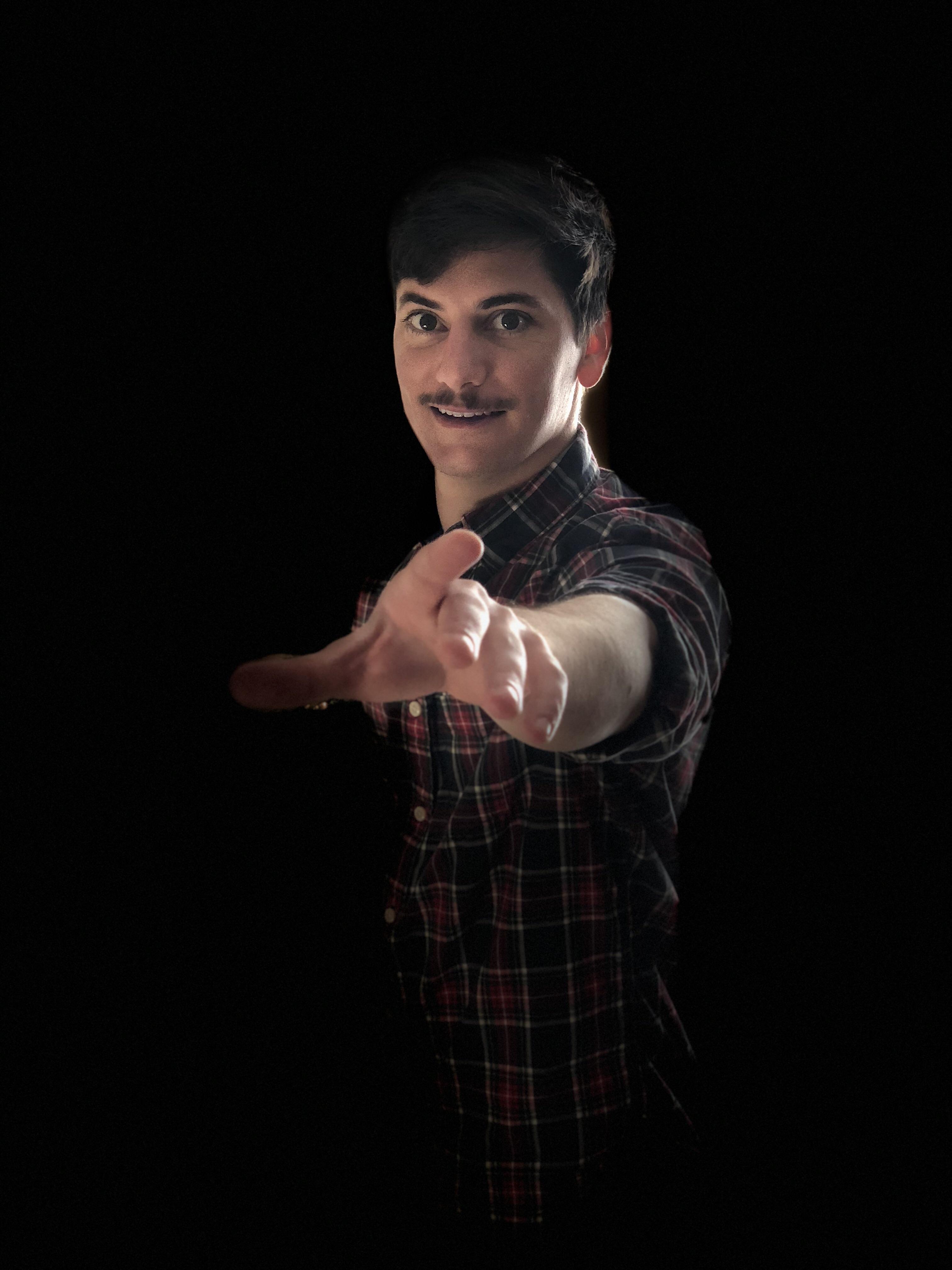 PsBattle testing out the stage light feature on the new iPhone X. r