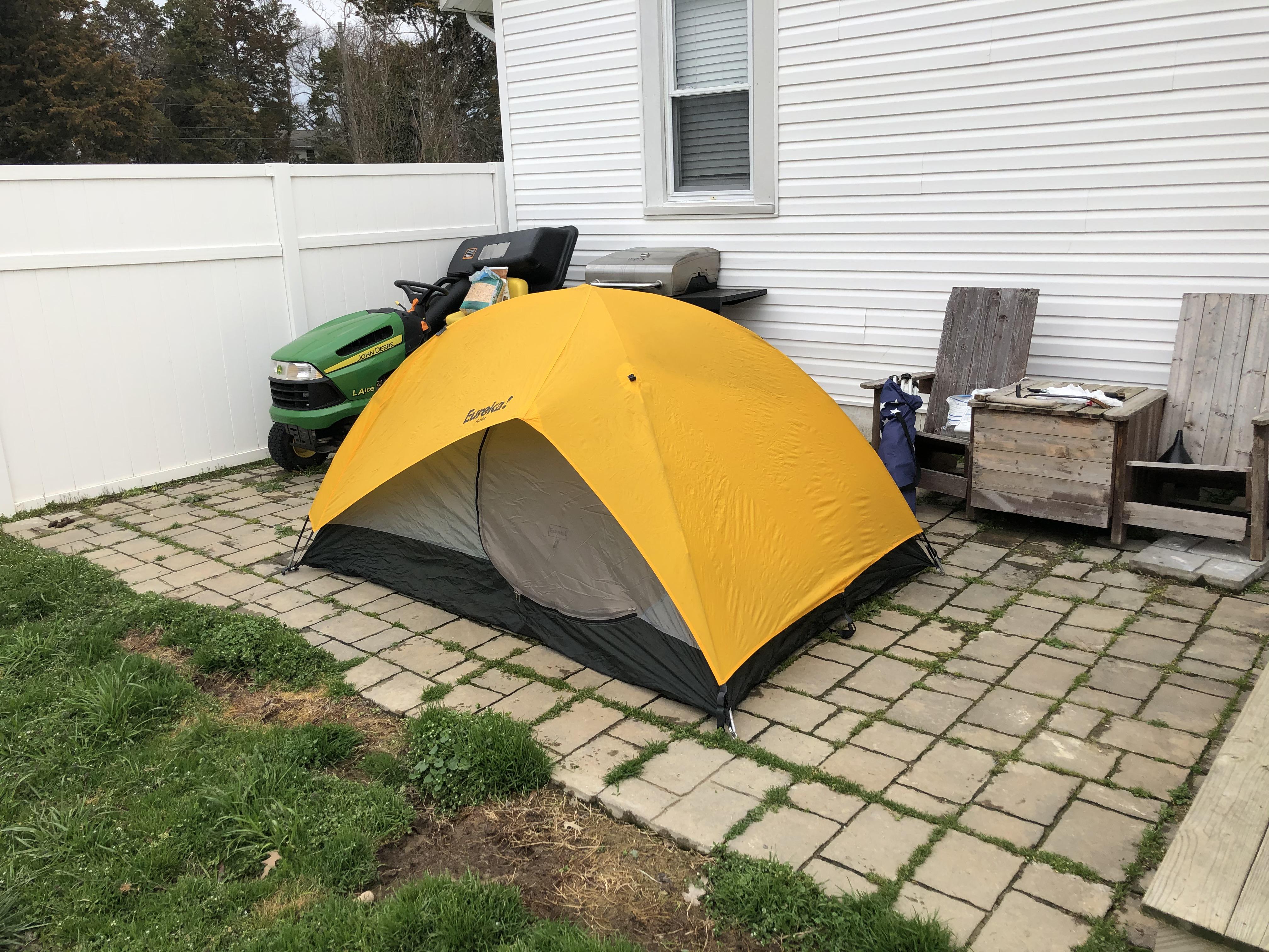 I’m guilty of pitching a tent in the backyard when I can’t actually get