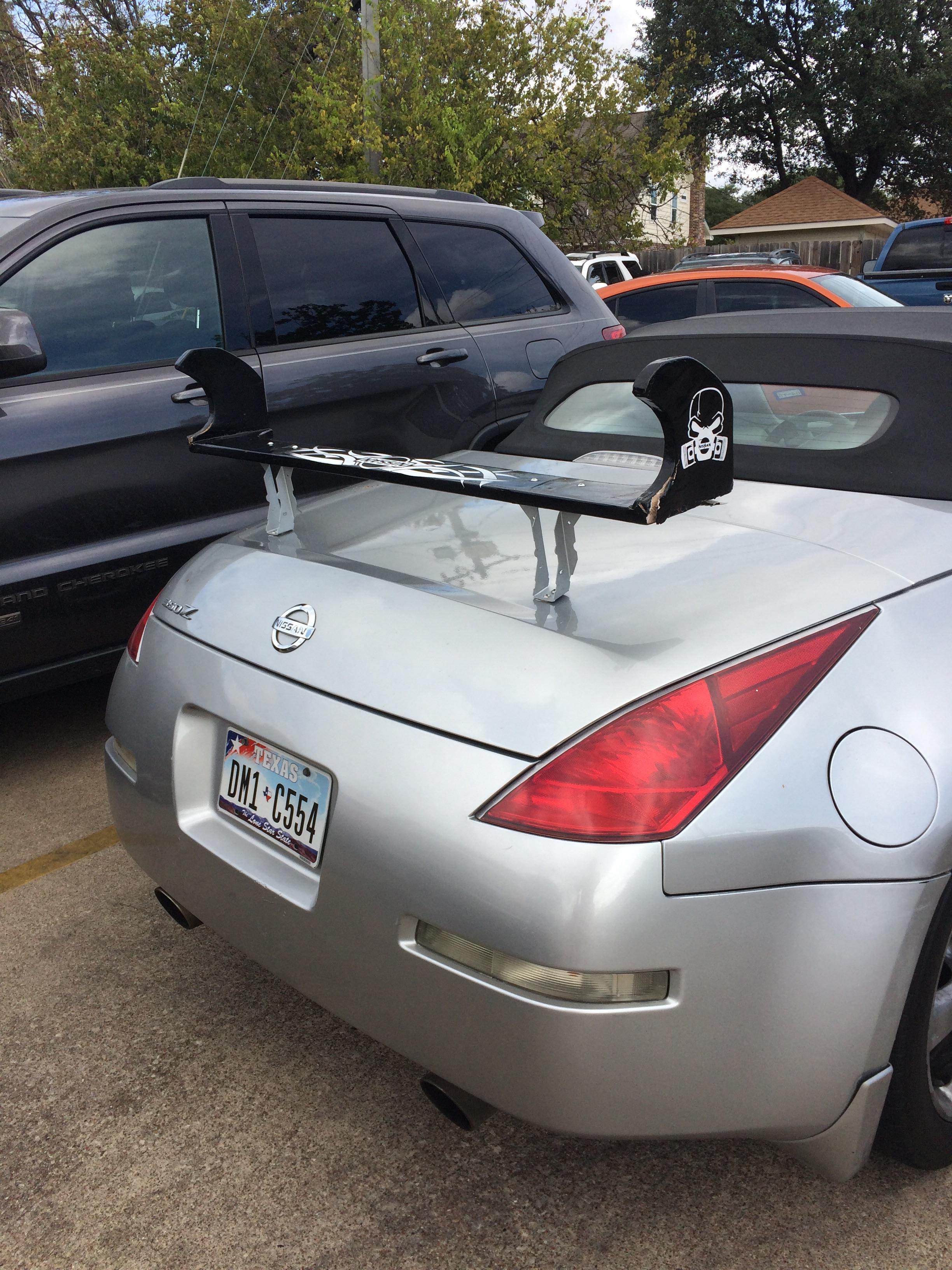 If plastic spoilers are good, then plywood spoilers are gooder r