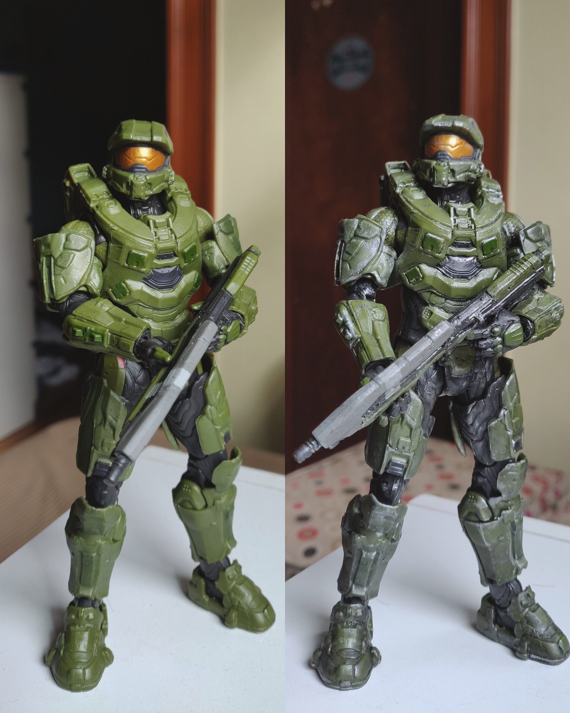 Here's my first custom action figure. The paint job was too clean for