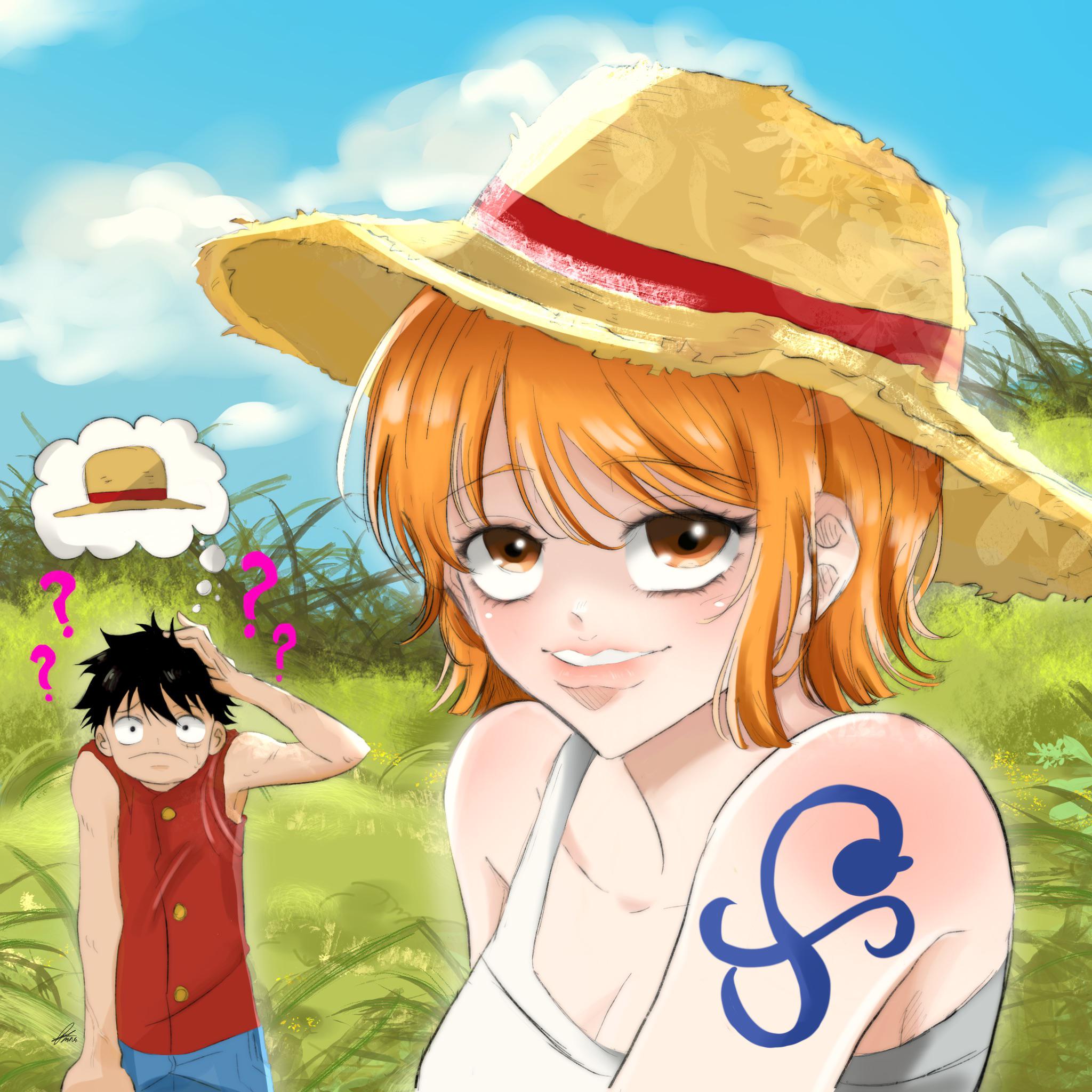Nami and the straw hat by me r/OnePiece