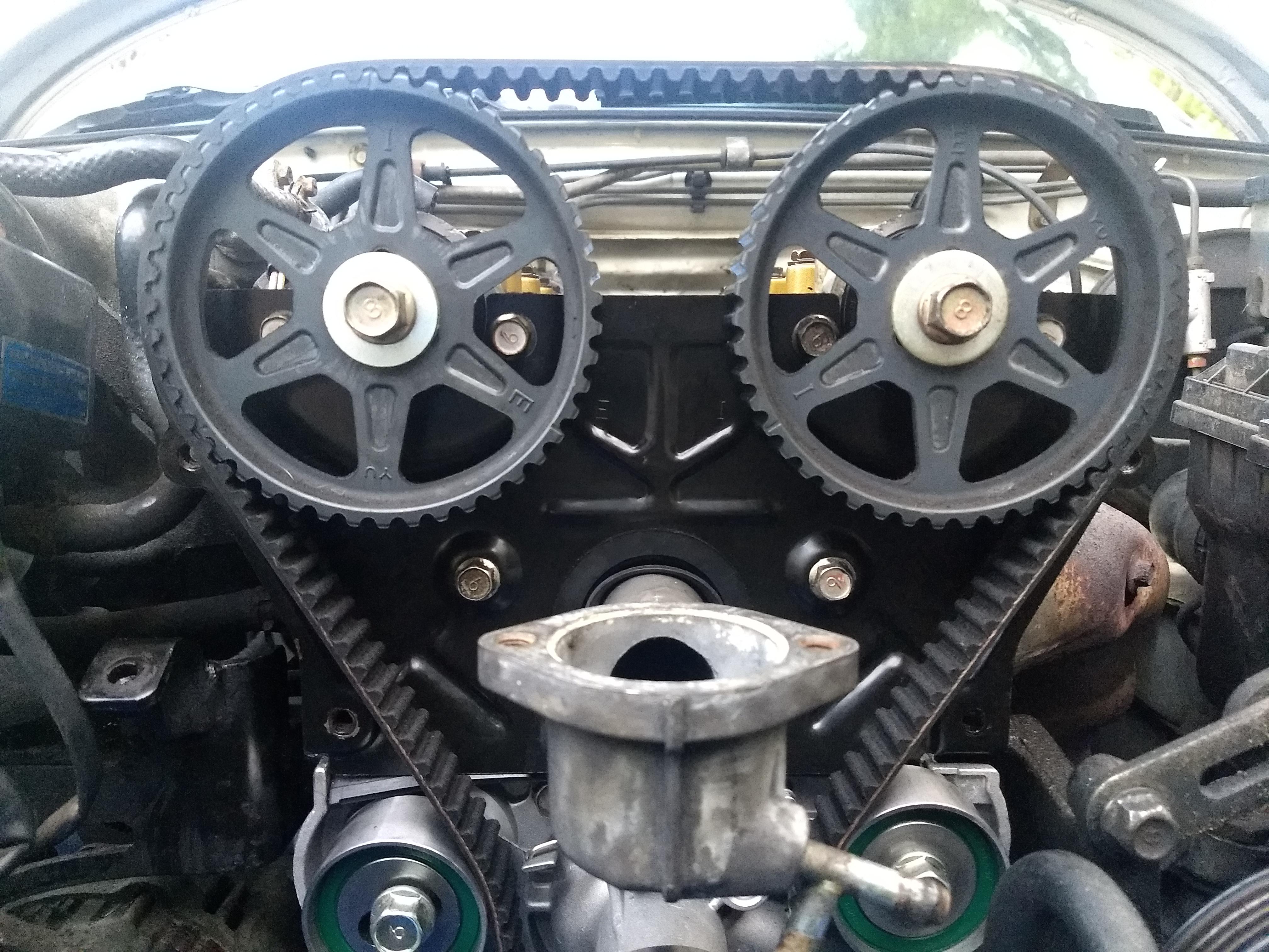 Verify my timing belt please, first time install with picture. (NA 1.6) r/Miata
