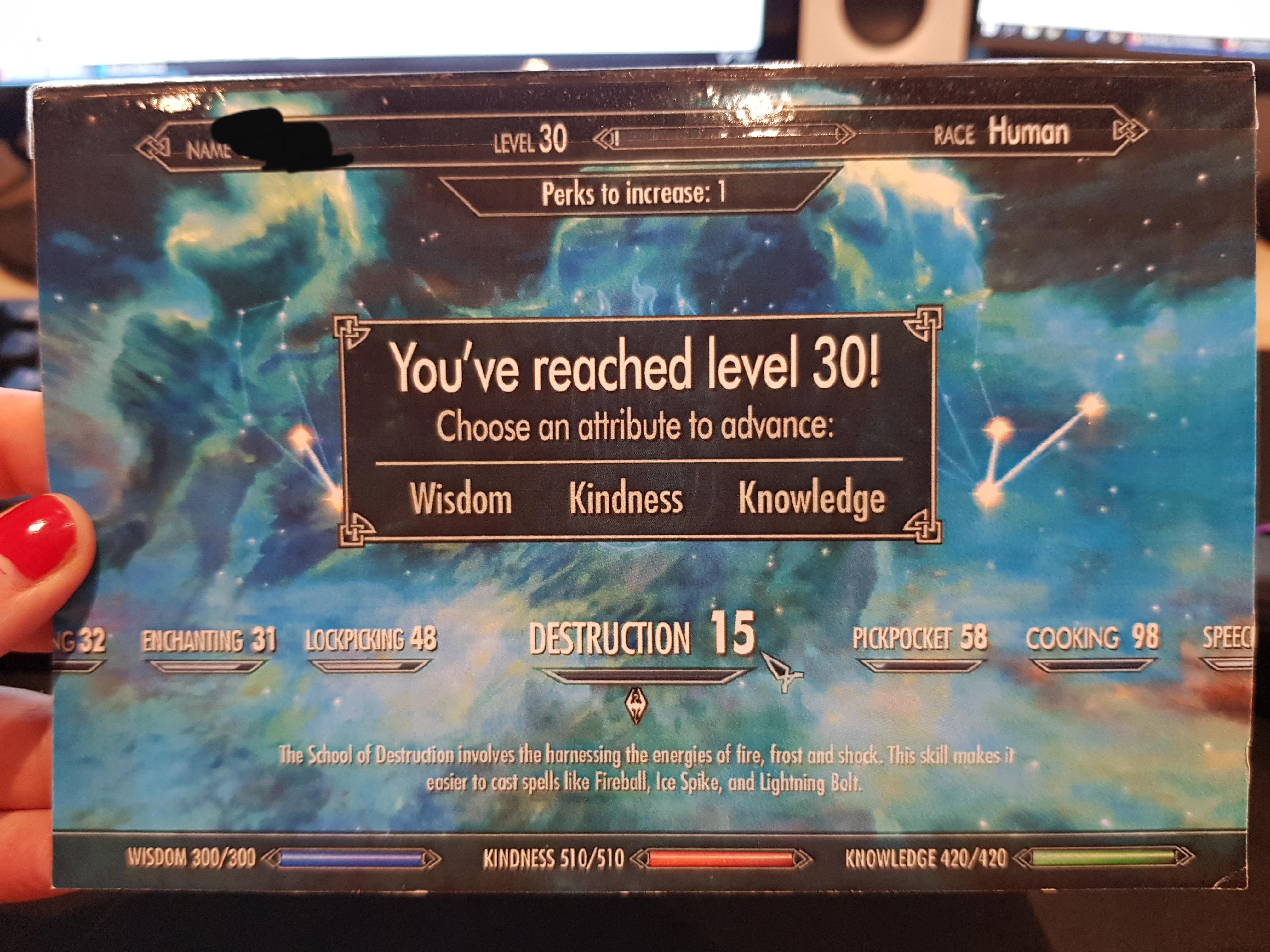 Yesterday was my 30th birthday. My partner makes me a custom birthday