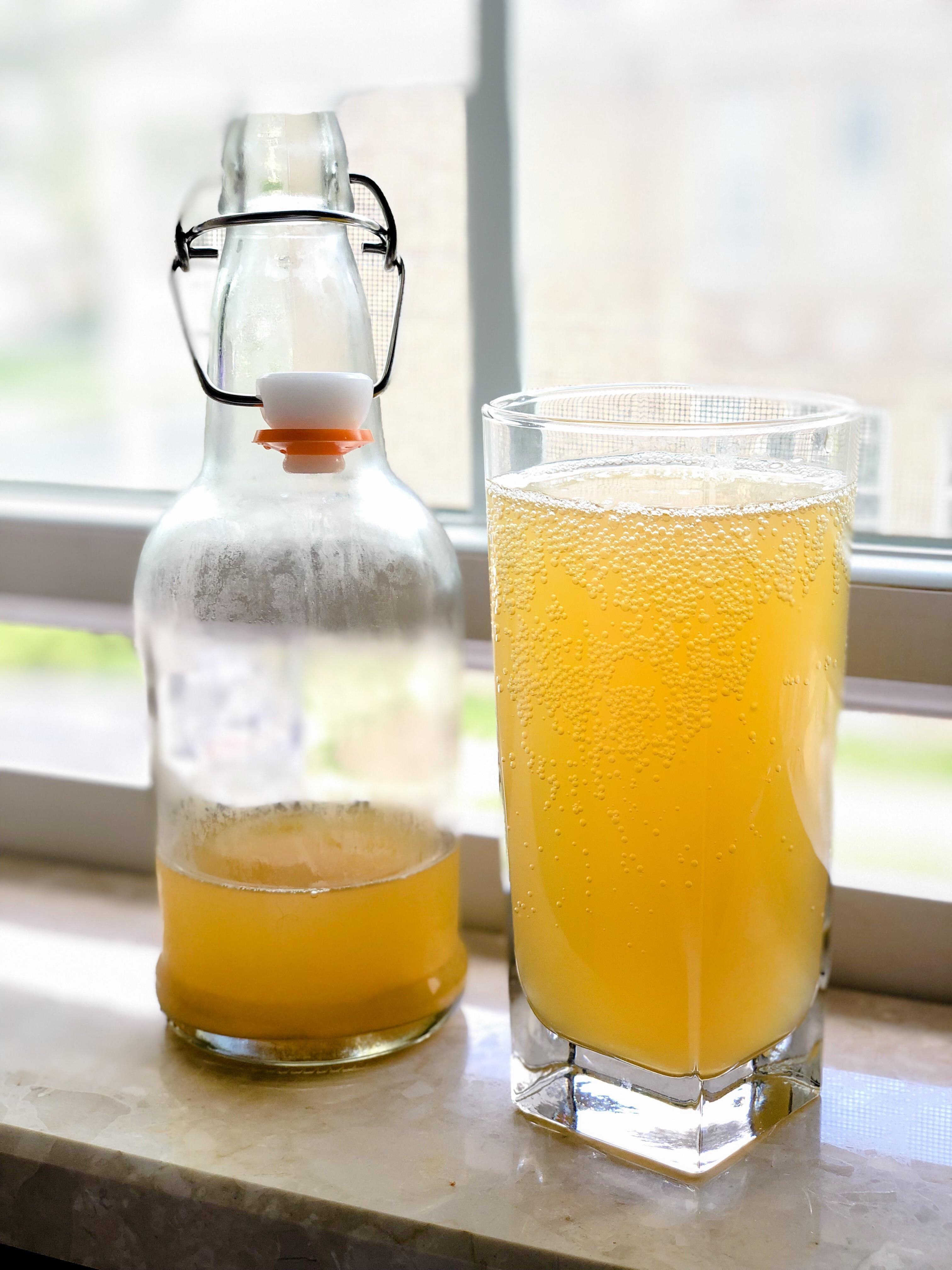 booch. Tangy sweet with a refreshing mint