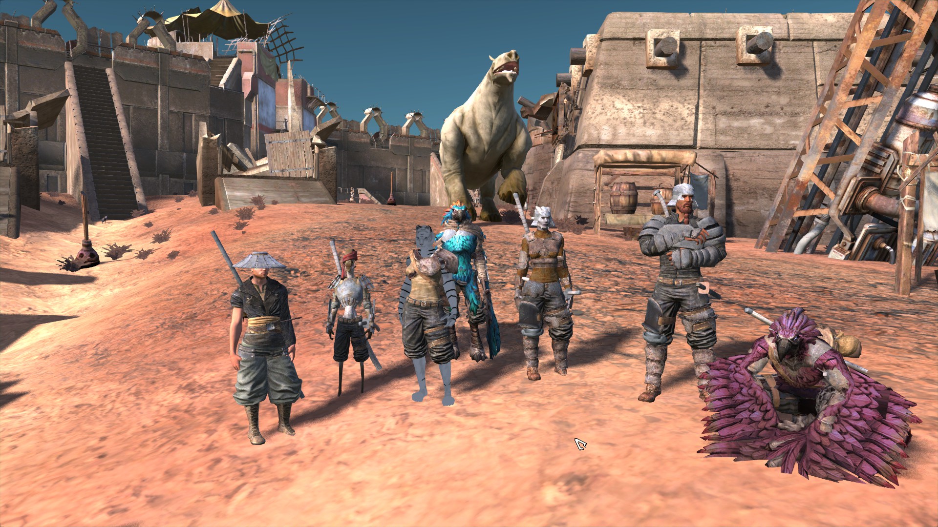 The whole squad assembled Kenshi