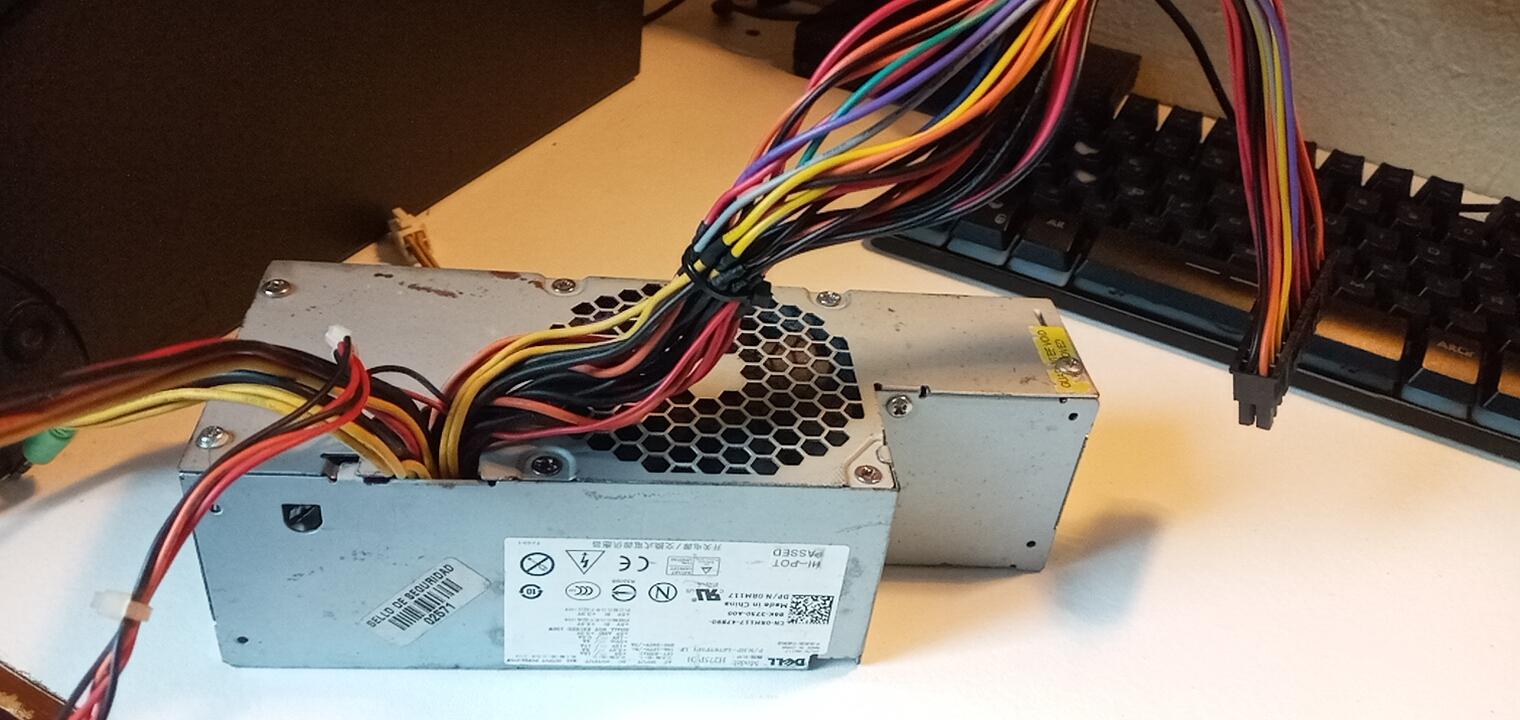 i repaired this dell power supply and extended its 24 pin wiring r/lowspecgamer