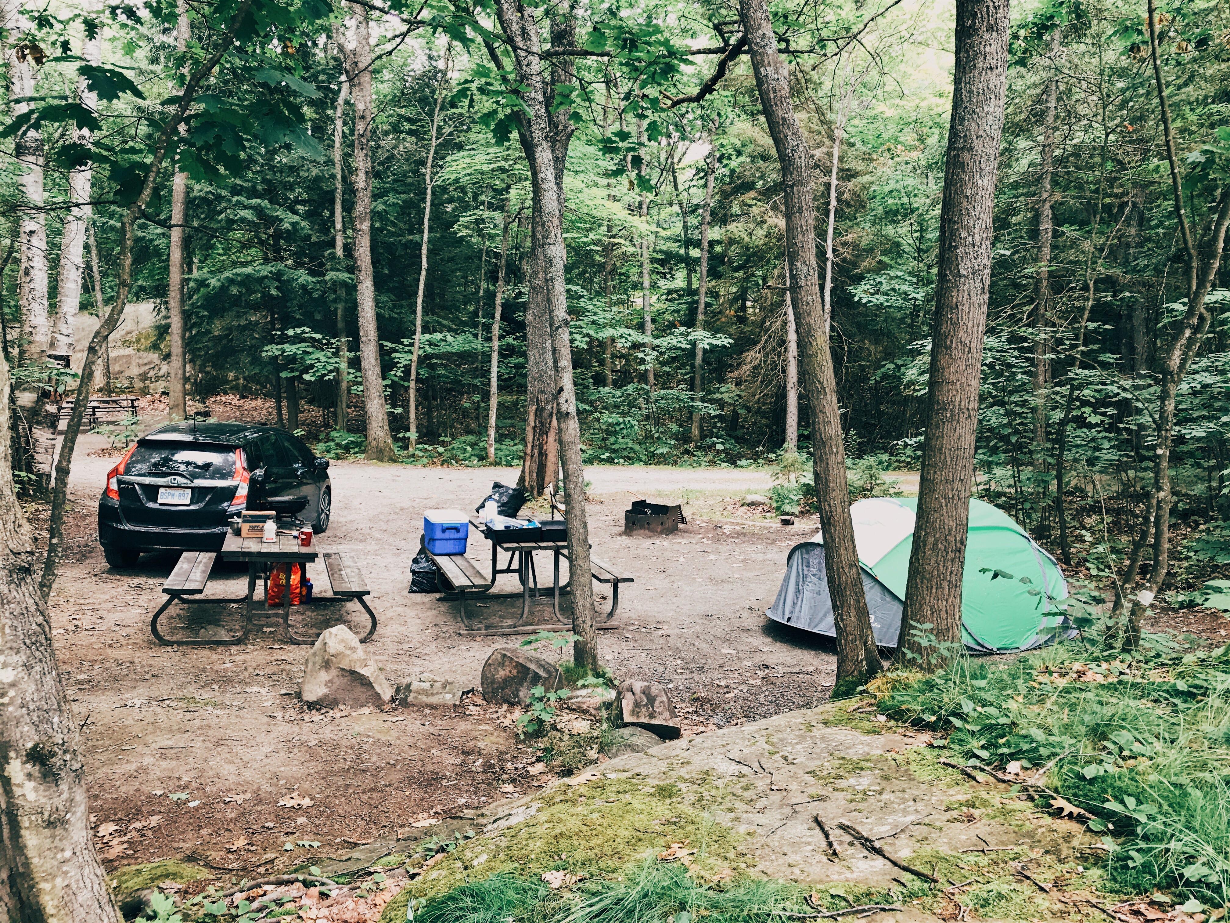 Camping in Killarney Provincial Park, Ontario. It is an awesome place