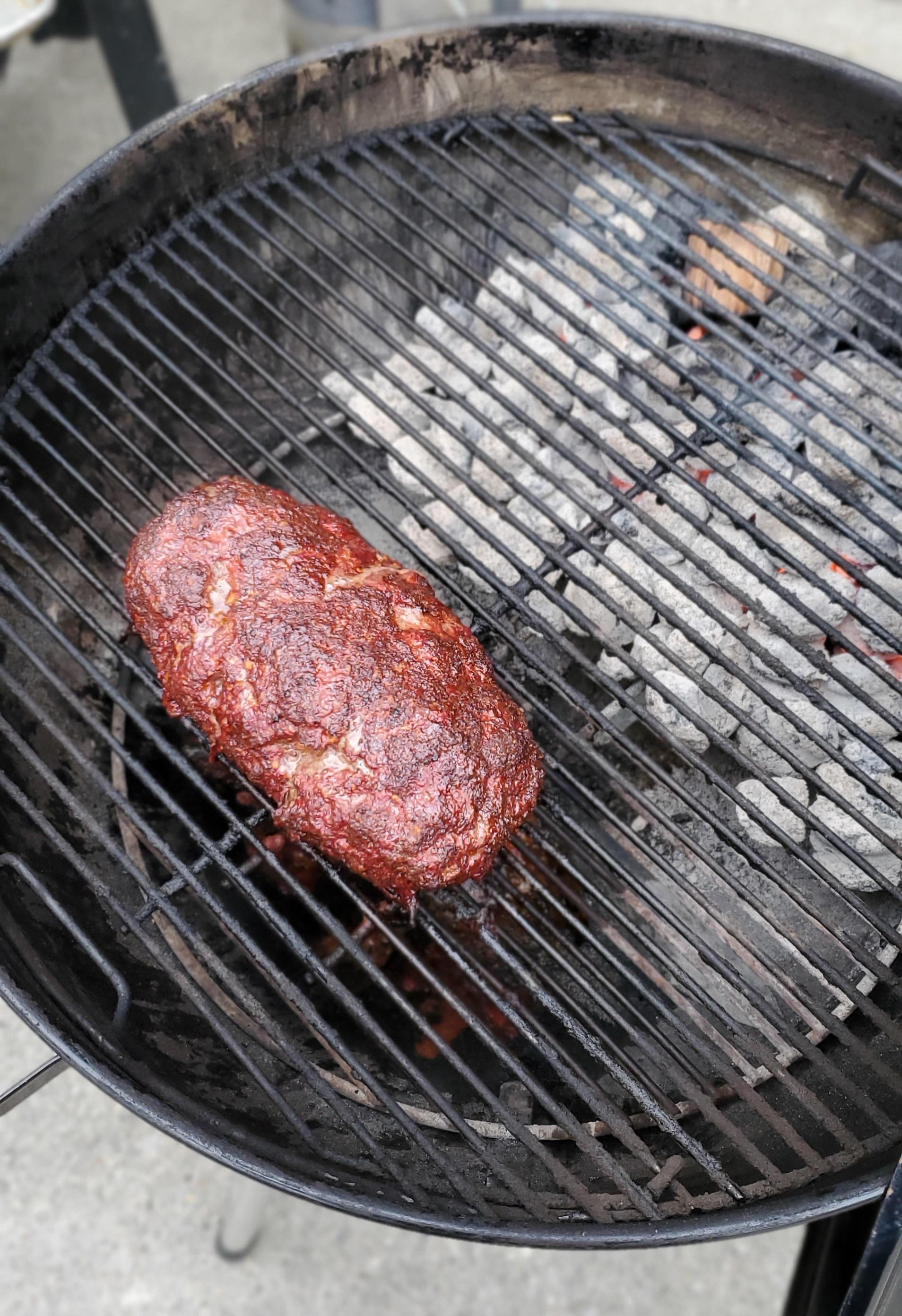 Meatloaf on my er Kettle r/grilling