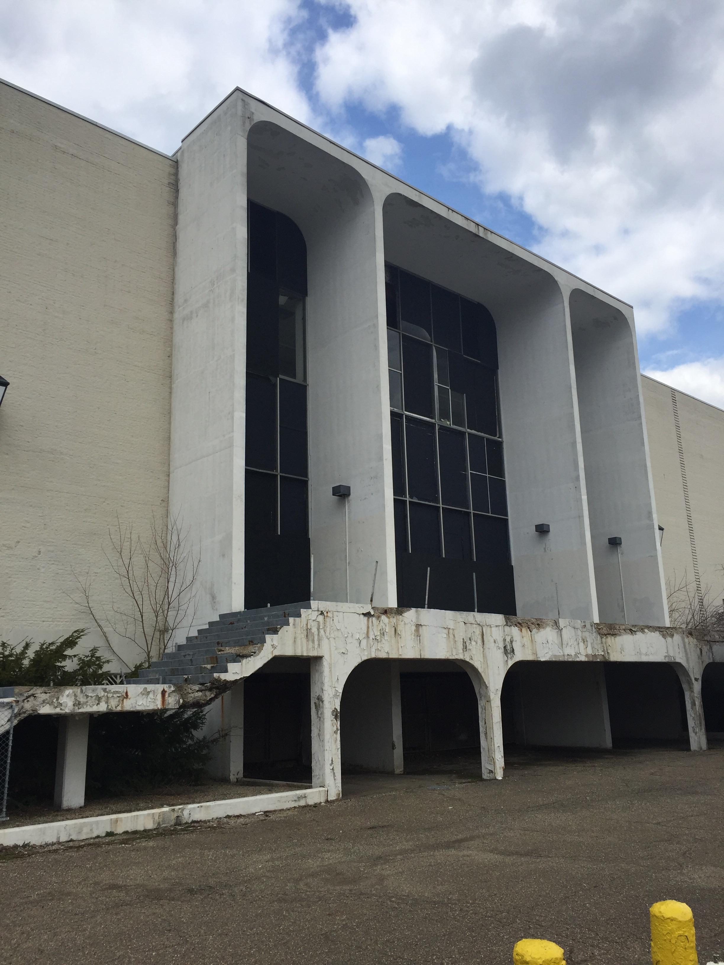 Old Kaufman’s entrance from Canton Center. They blacked out the windows