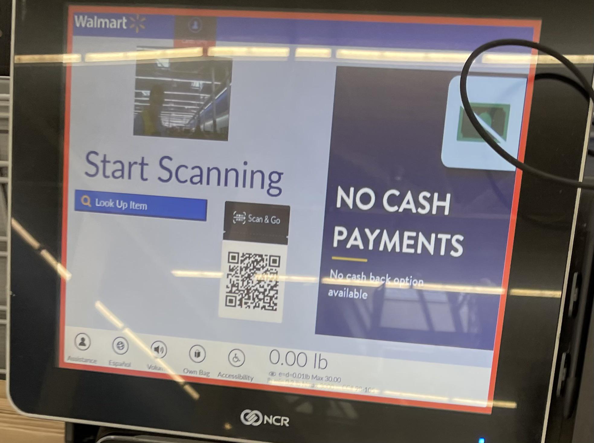 "does this take cash?" r/walmart