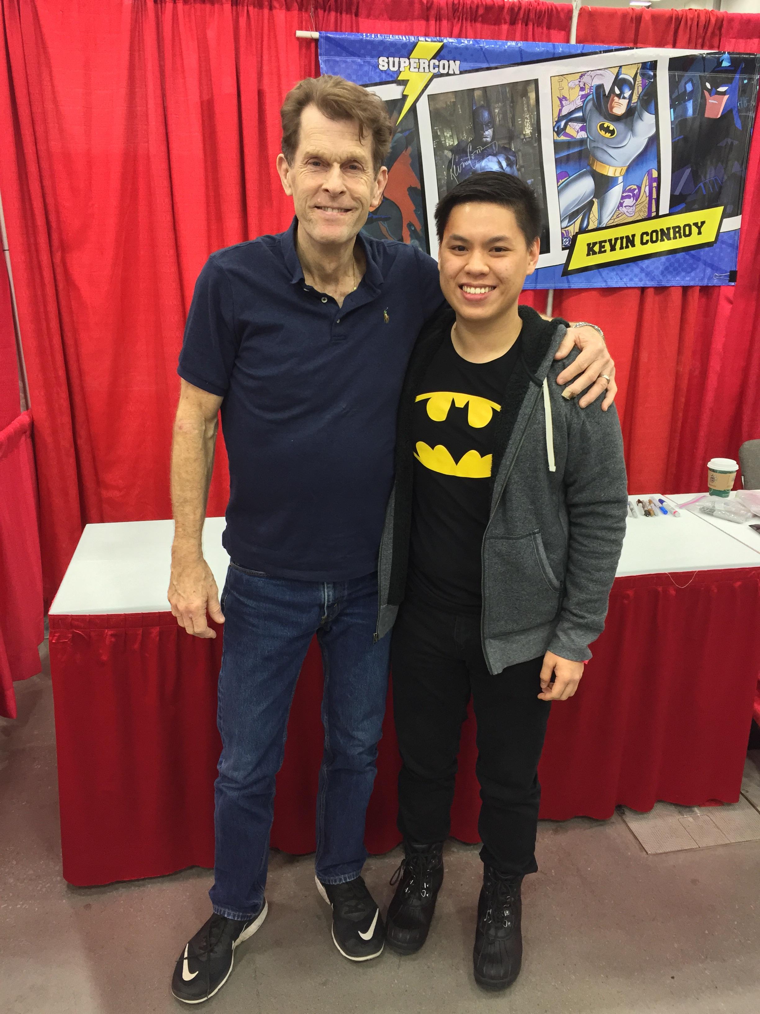 I got to meet Kevin Conroy yesterday!! I had this whole cliche thing