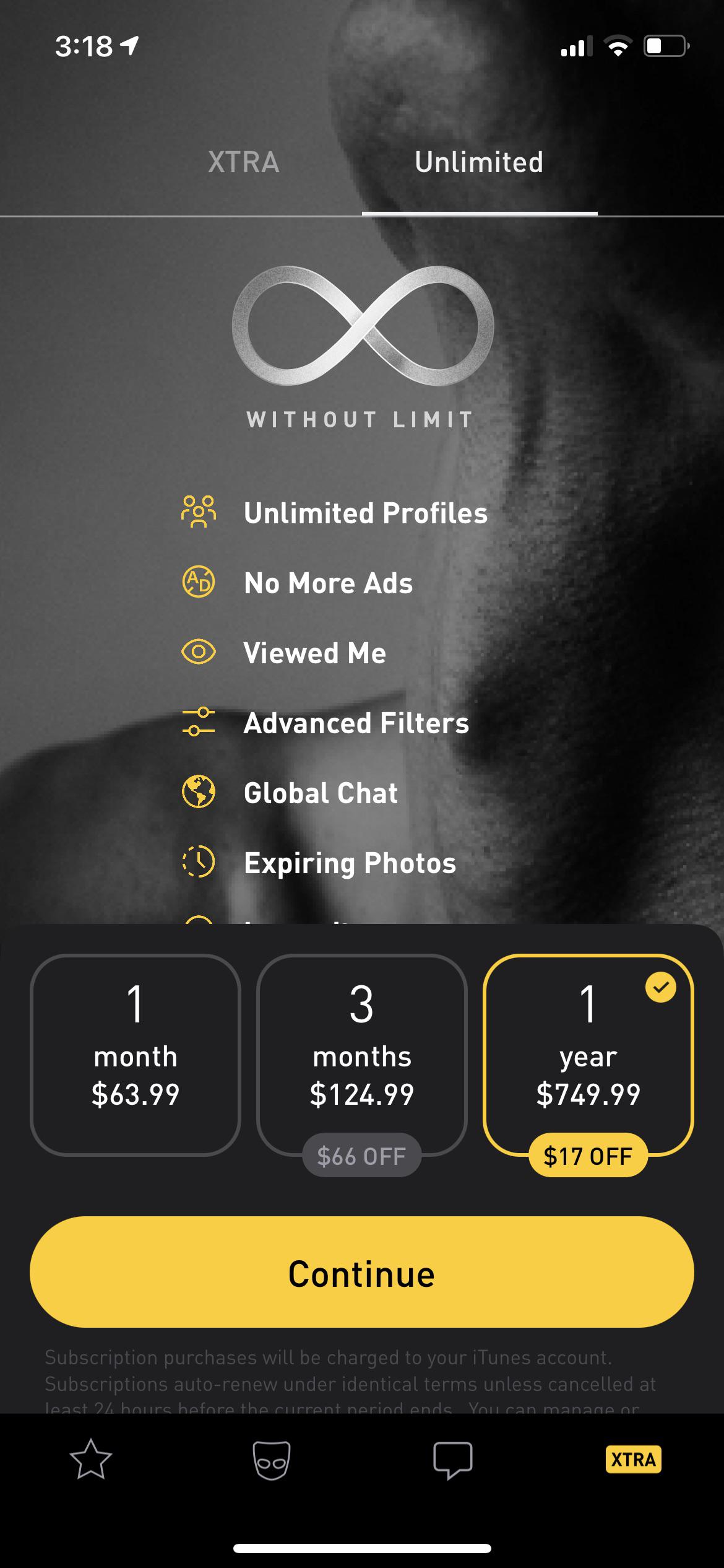 To whoever posted about 600 yearly unlimited subscription, I see your