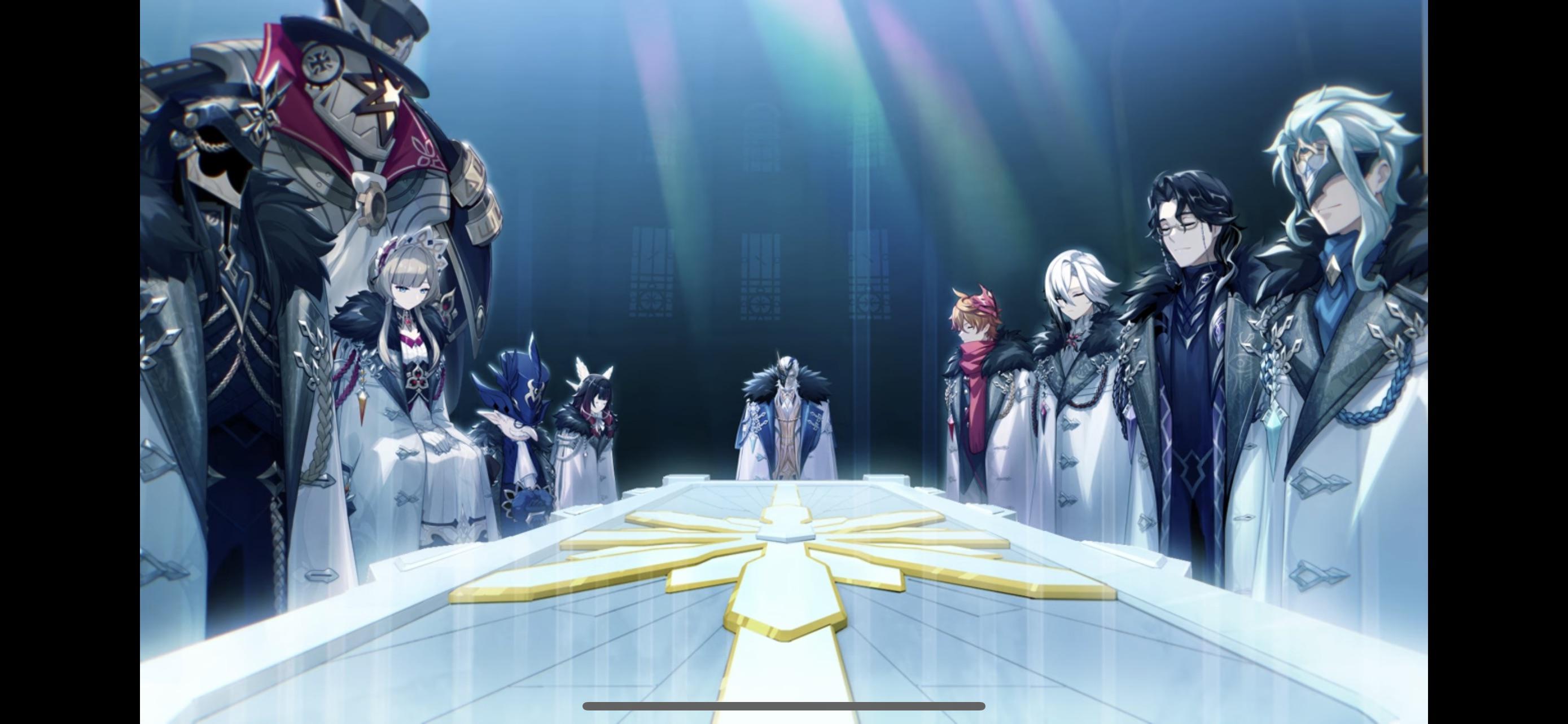 The Eleven Fatui Harbingers table Genshin_Impact